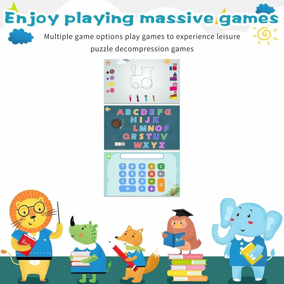 7 tablet per bambini, Quad Core, 1+8G, Dual Card, Android 7.0, tablet per studio e formazione, regalo per bambini, software per bambini, rosa