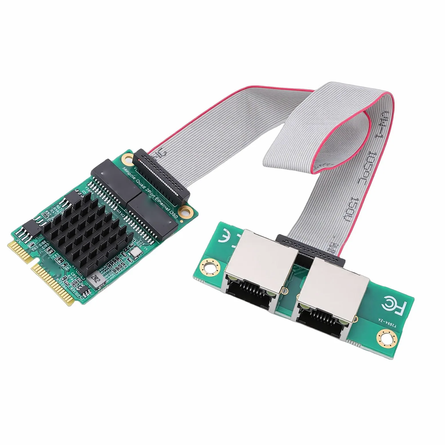 Scheda Adattatore di Rete Mini PCIe Gigabit, Doppia RJ45 Mini