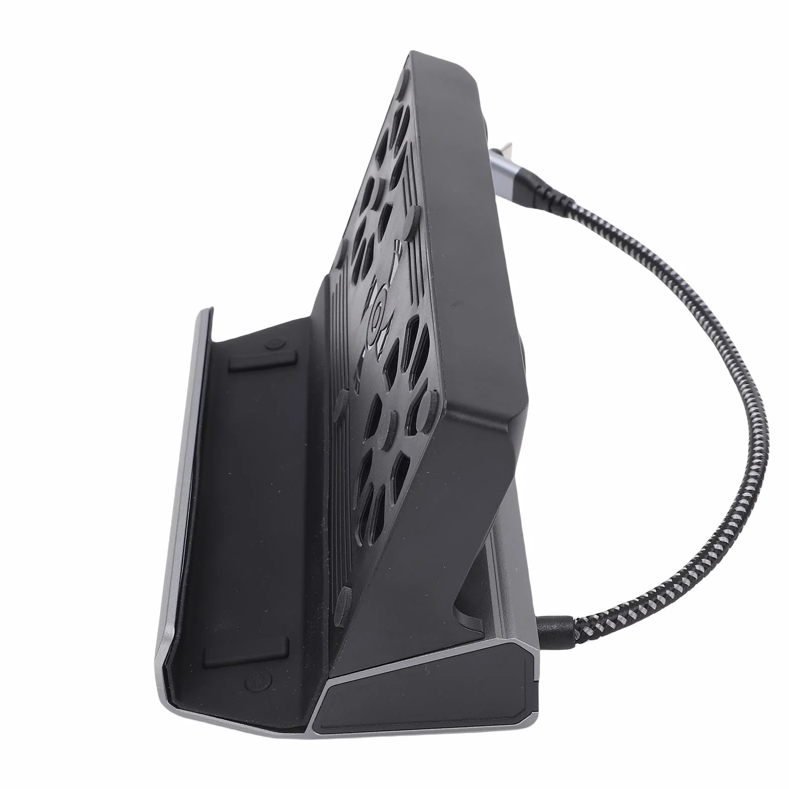 Sxhlseller Docking Station per Console di Gioco per Legion Go S, Hub 4K 10 in 1 con Doppia Ventola di Raffreddamento, Base di Ricarica Rapida PD 100 W con Ethernet e RGB per ROG Ally Steam Deck
