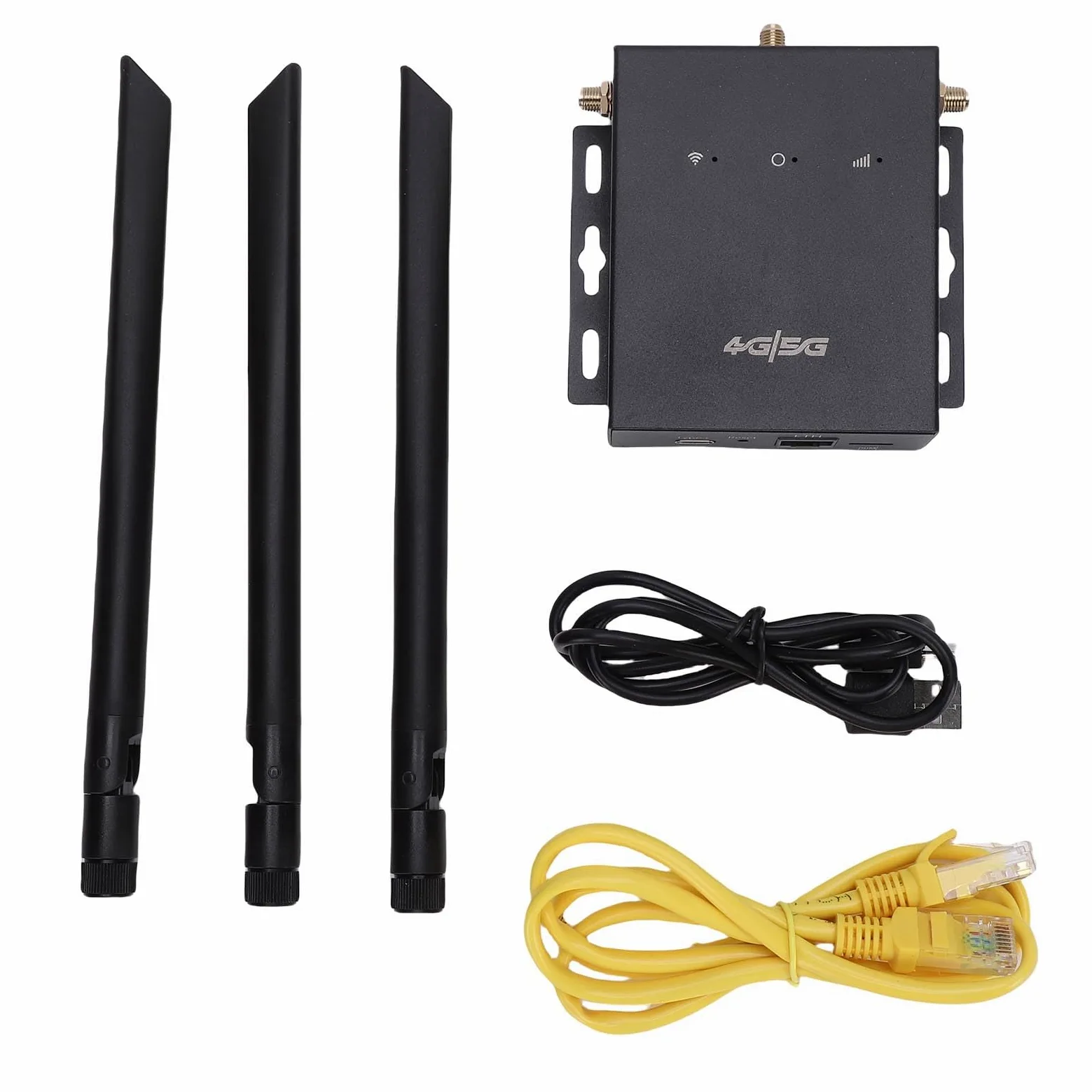 Gonetre 4G SIM Card Router Wireless CPE WiFi Antenna Portatile Ad Alta velocità Antenna Strong Segnale per Ferro da Viaggio per Ufficio 90x75x25mm (Versione UE)