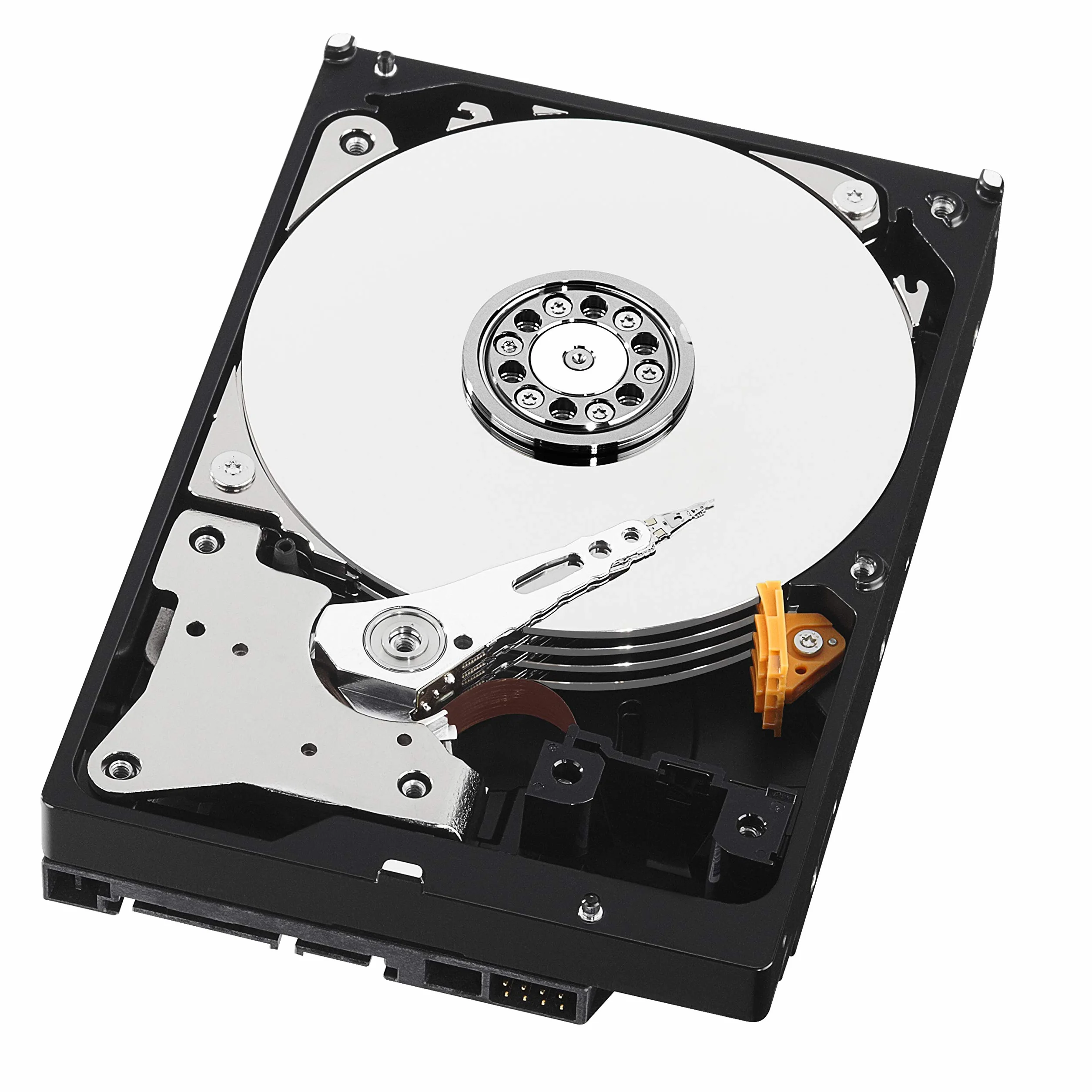 WD Red Pro 6TB per NAS Hard Disk interno da 3.5”, 7200 RPM Class, SATA 6 GB/s, CMR, Cache da 256 MB, Garanzia 5 anni