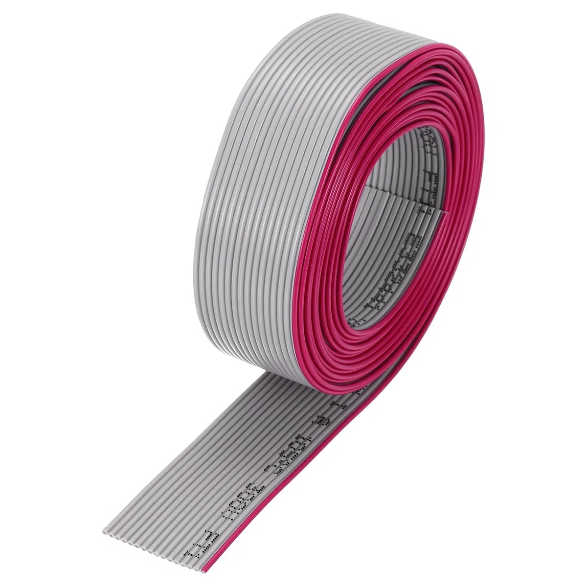 QUARKZMAN Cavo a Nastro Piatto IDC da 26AWG Lunghezza 2m/6.6ft Passo 1.27mm 16 Pin Grigio per Collegamento JTAG/ISP