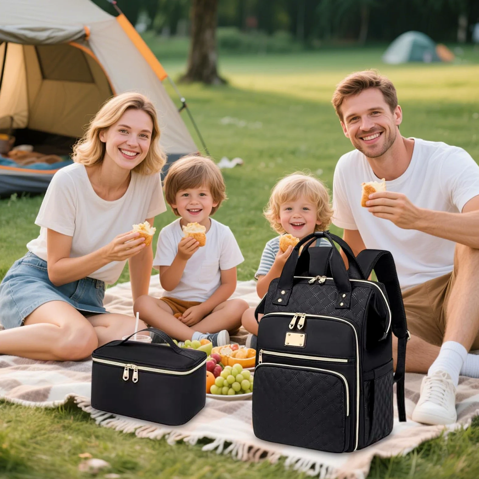 Zaino Porta Pranzo - Borsa Per Laptop Con Scompartimento Frigo | Borsa Per Laptop Unisex,Per Lavoro Uso Quotidiano Campeggio Ufficio Escursionismo Vacanza Picnic Scuola
