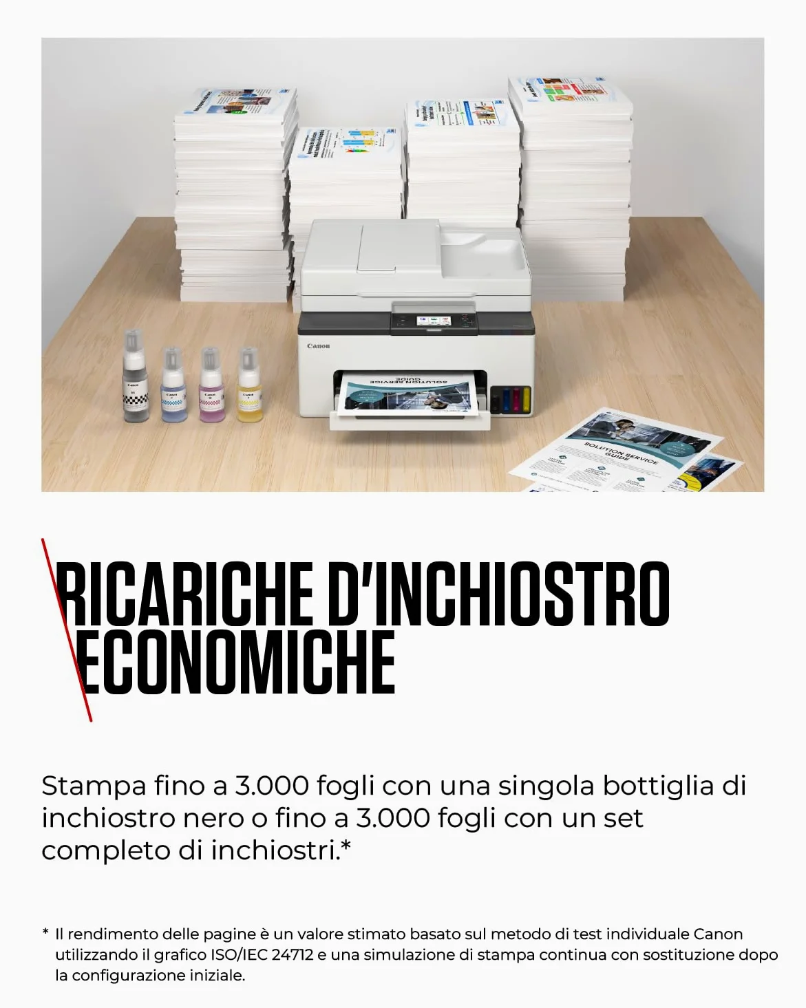 Canon Stampante WiFi per Casa e Ufficio MAXIFY GX2050 - Stampante Multifunzione MegaTank con Scanner, Fax e Fotocopiatrice per Casa | Connettività WiFi, Ethernet e USB