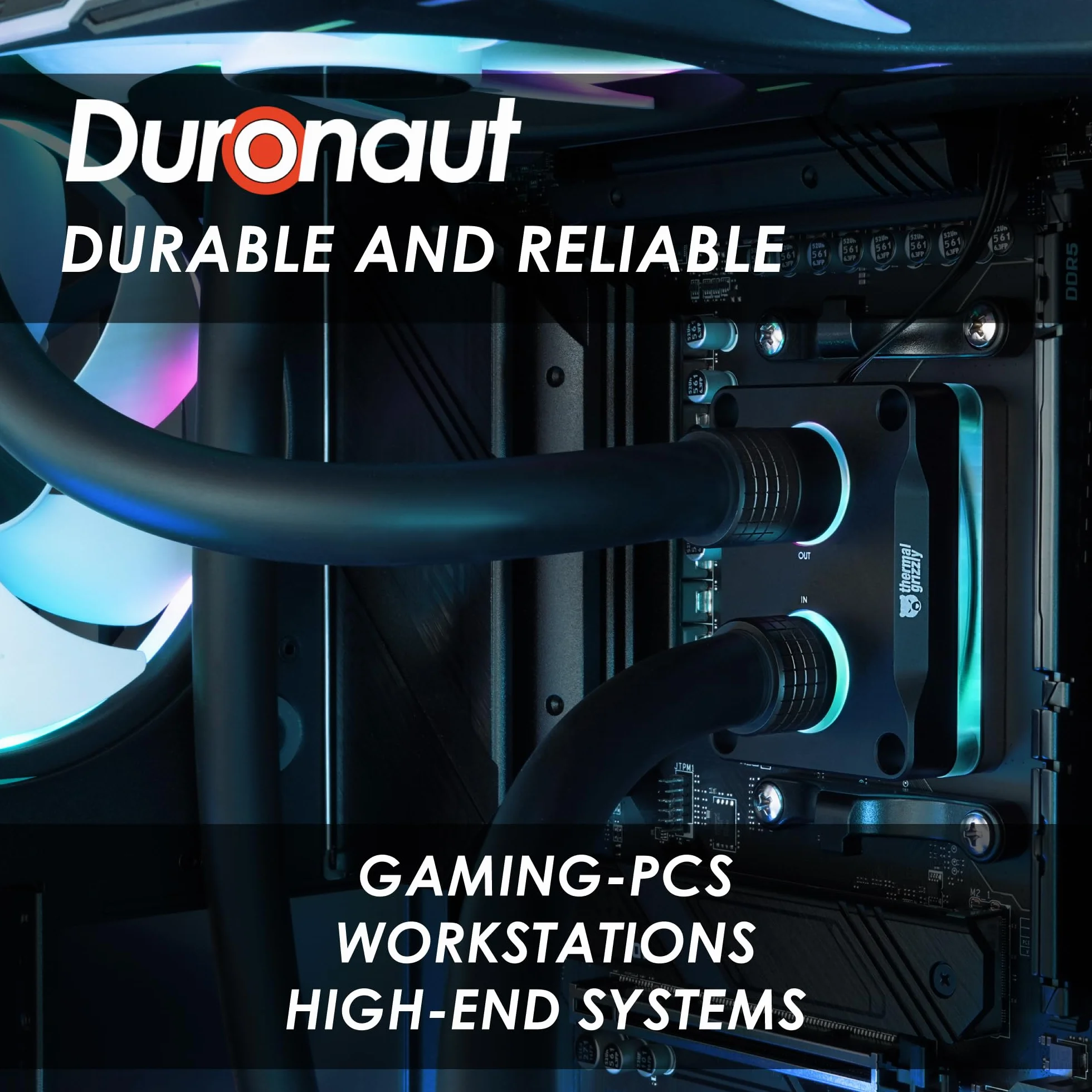 Thermal Grizzly Duronaut - Pasta termica da 30 grammi - Eccezionale stabilità a lungo termine e conducibilità termica per CPU, GPU, console e sistemi di raffreddamento industriali esigenti