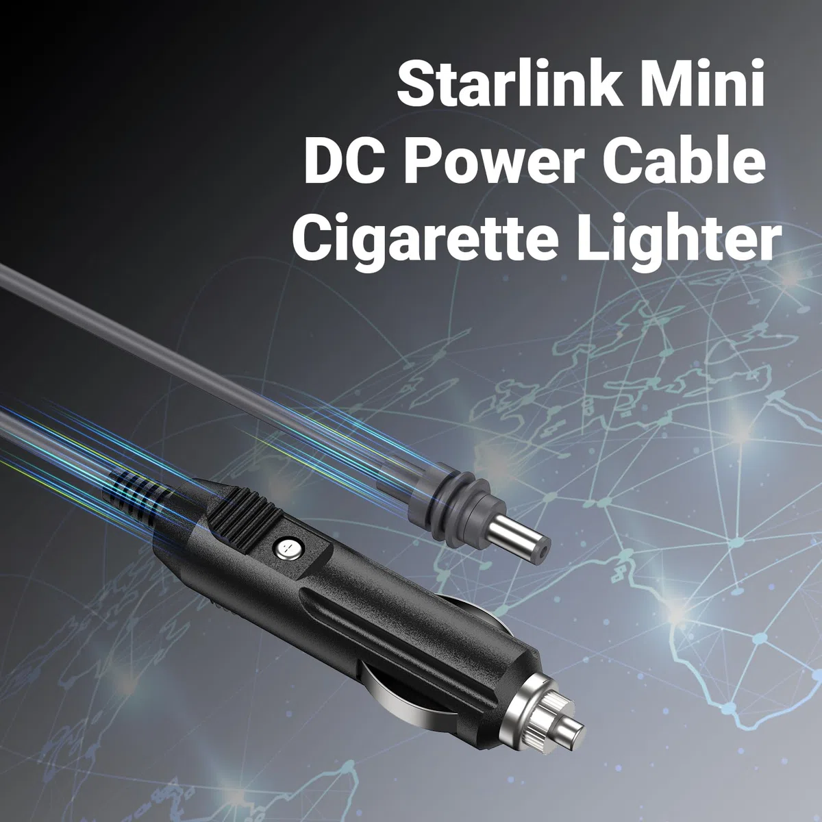 Cavo di alimentazione 3M per Starlink Mini 12V - 24V, impermeabile per accendisigari, accessori essenziali