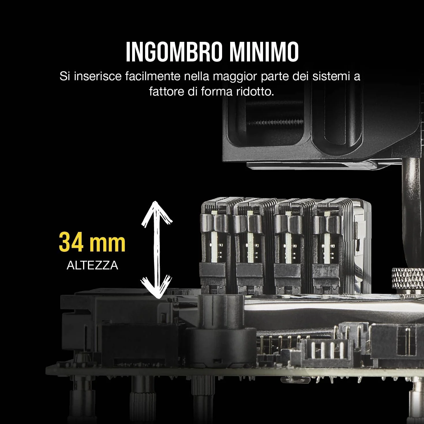 Corsair CMK16GX4M2E3200C16 Memoria Desktop, Nero, 2 x 8 gb