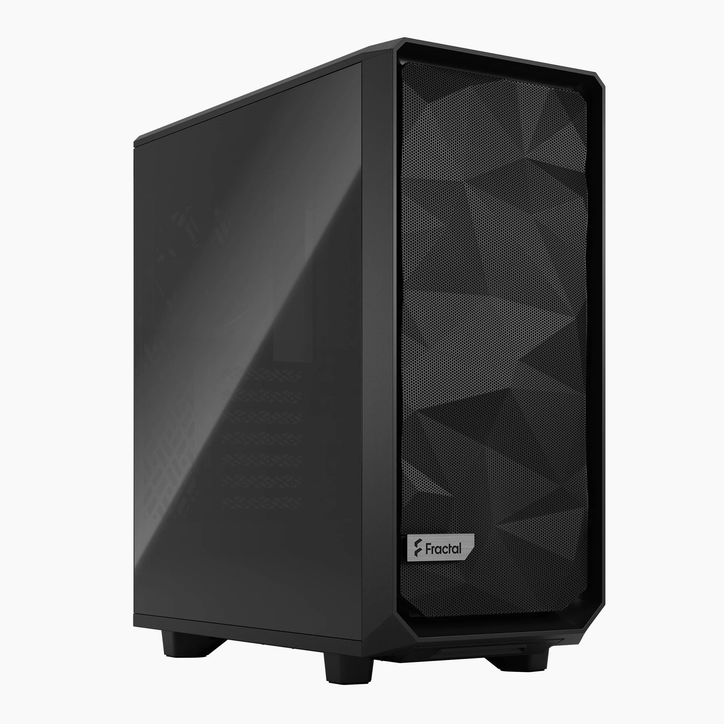 Fractal Design Meshify 2 Compact Black ATX Flexible High-Airflow Dark Tinted Tempered Glass Window Mid Tower Computer Case