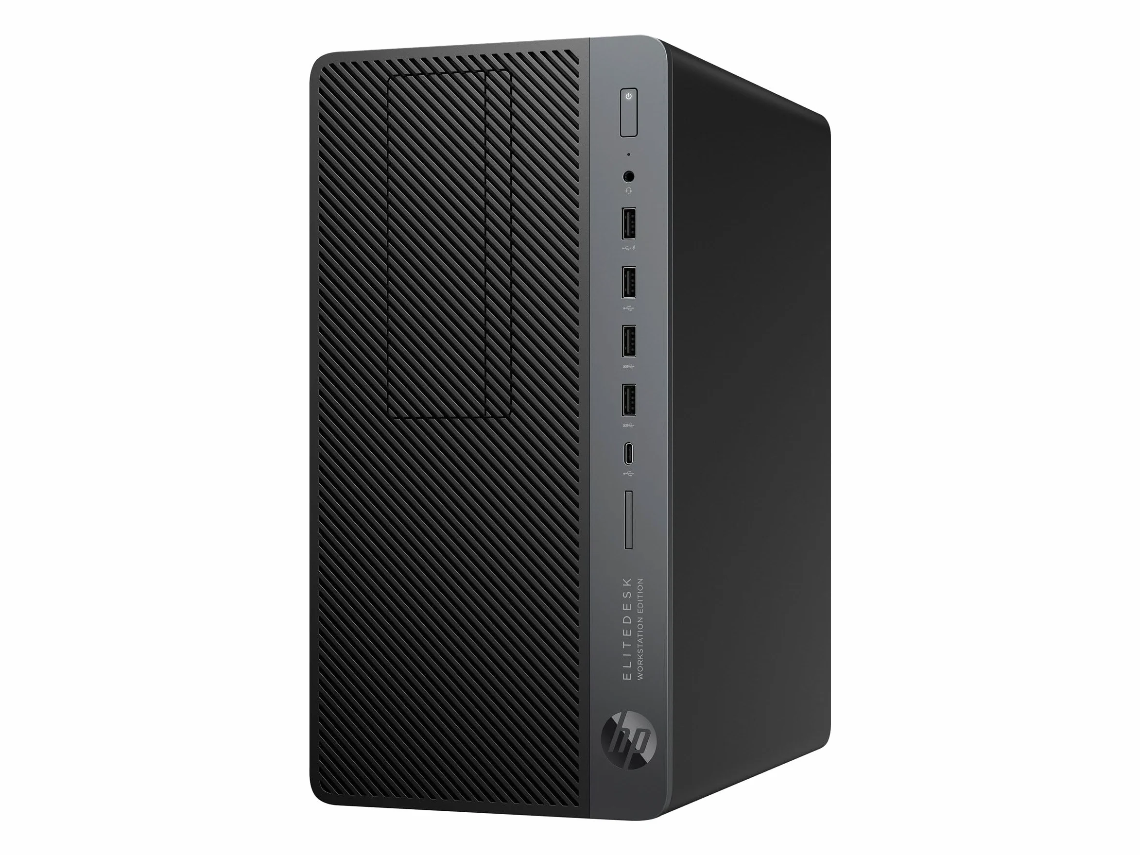 HP EliteDesk 705 G4 Mini Tower Desktop Computer, AMD Ryzen 5 2400G, 8GB RAM, 256GB SSD, WiFi, Bluetooth, Tastiera US QWERTY, Windows 11 Pro (Ricondizionato)