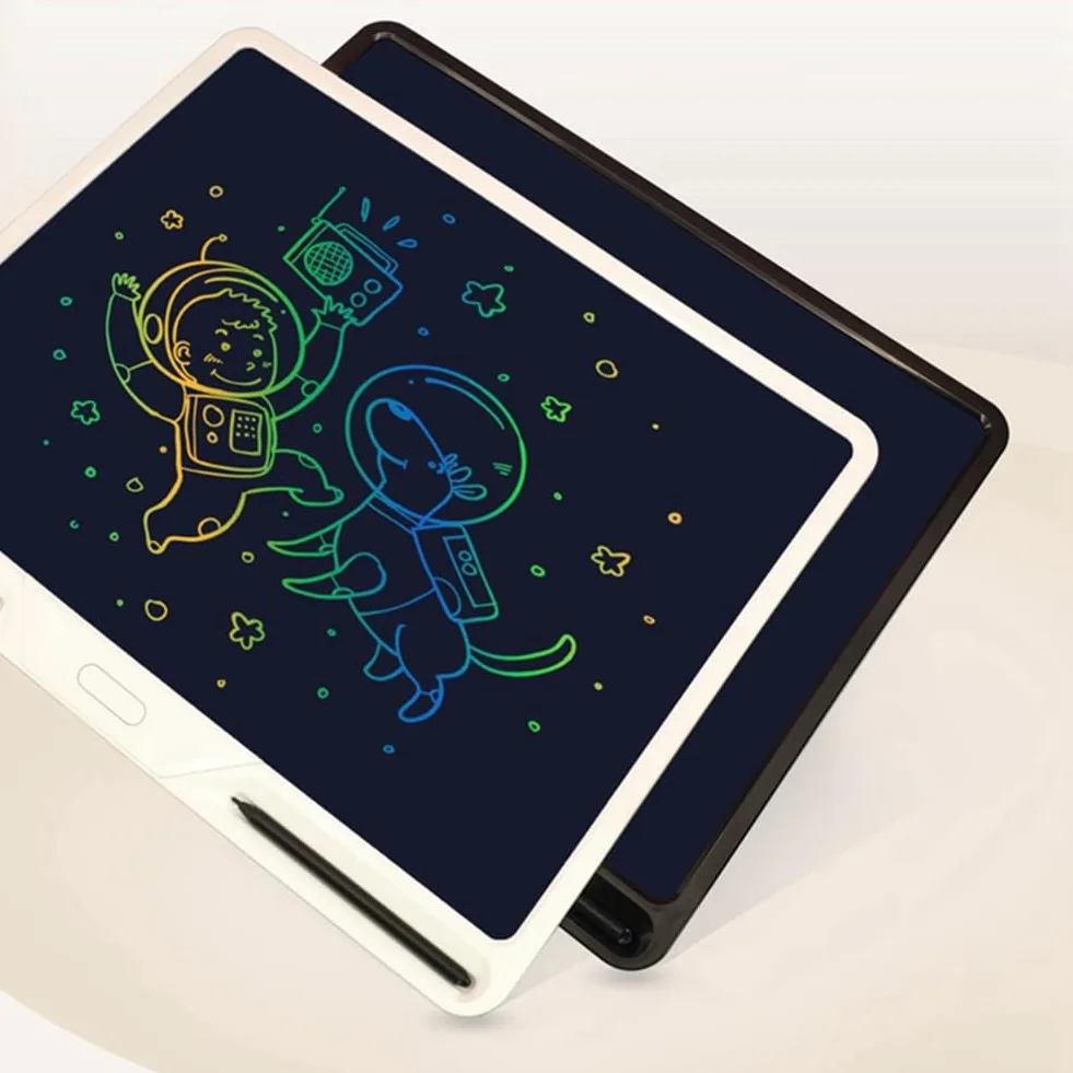 Tavolo da Disegno Elettronico LCD Ricaricabile da 20 Pollici Tavolo da Disegno Colorato Tavolo da Disegno per Scrittura A Mano Graffiti, Durevole Facile Installazione