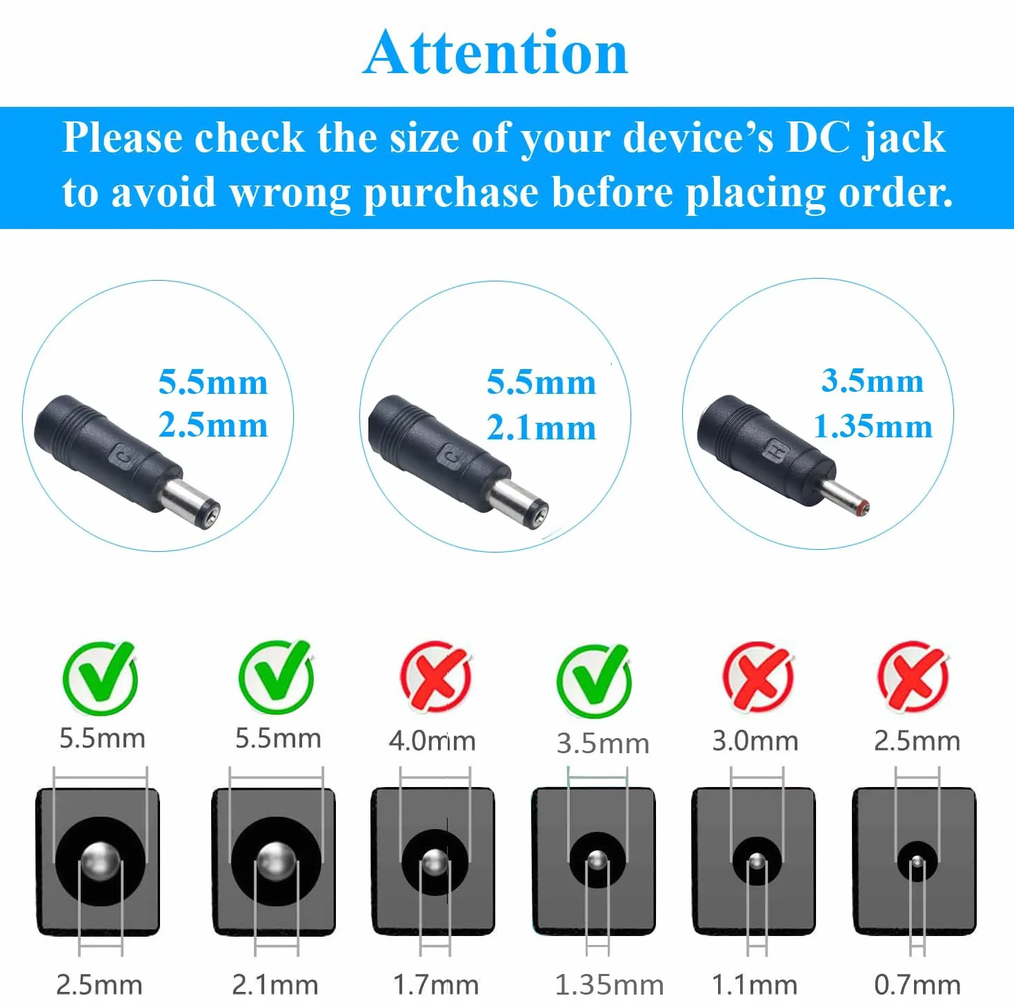 Adattatore di alimentazione da AC a DC 18V 1A, spina 5,5 mm x 2,1 mm, adatto a radio, altoparlanti e sound bar Logitech da 18 Vdc (NON per trapano e batteria)