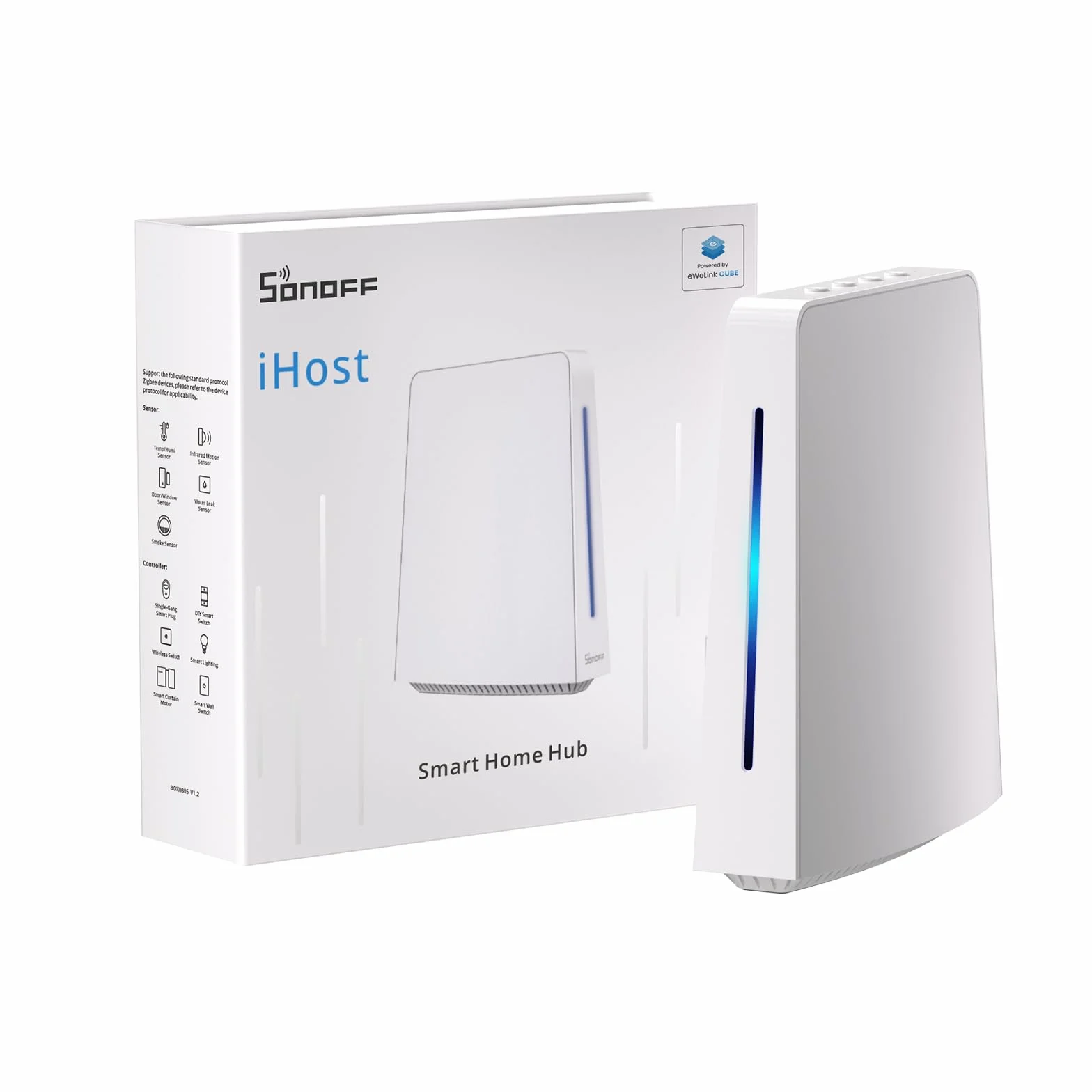 SONOFF iHost Smart Home Hub 4G, dispositivo server privato locale, supporta l'ecosistema SONOFF Zigbee, funziona come Smart Bridge, supporta API aperte e integrazione ADD-On.