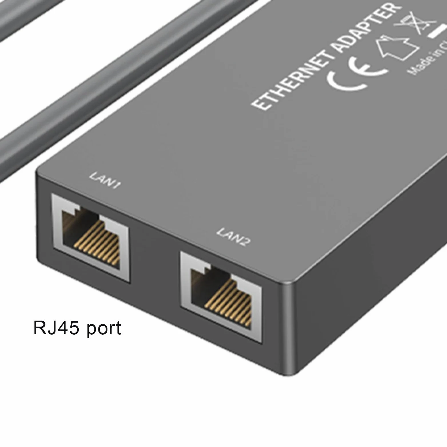 Gen 2 V2 2 Porte Satellite Ethernet Adapter Connessione stabile 1 Gbps Adattatore Ethernet di rete esterna cablata