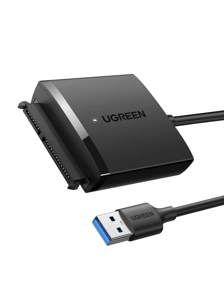 UGREEN Adattatore SATA USB 3.0 per SSD HDD 3.5" 2.5" 12TB, Cavo Supporta UASP Riposo Automatico, Compatibile with WD Toshiba Seagate Hitachi