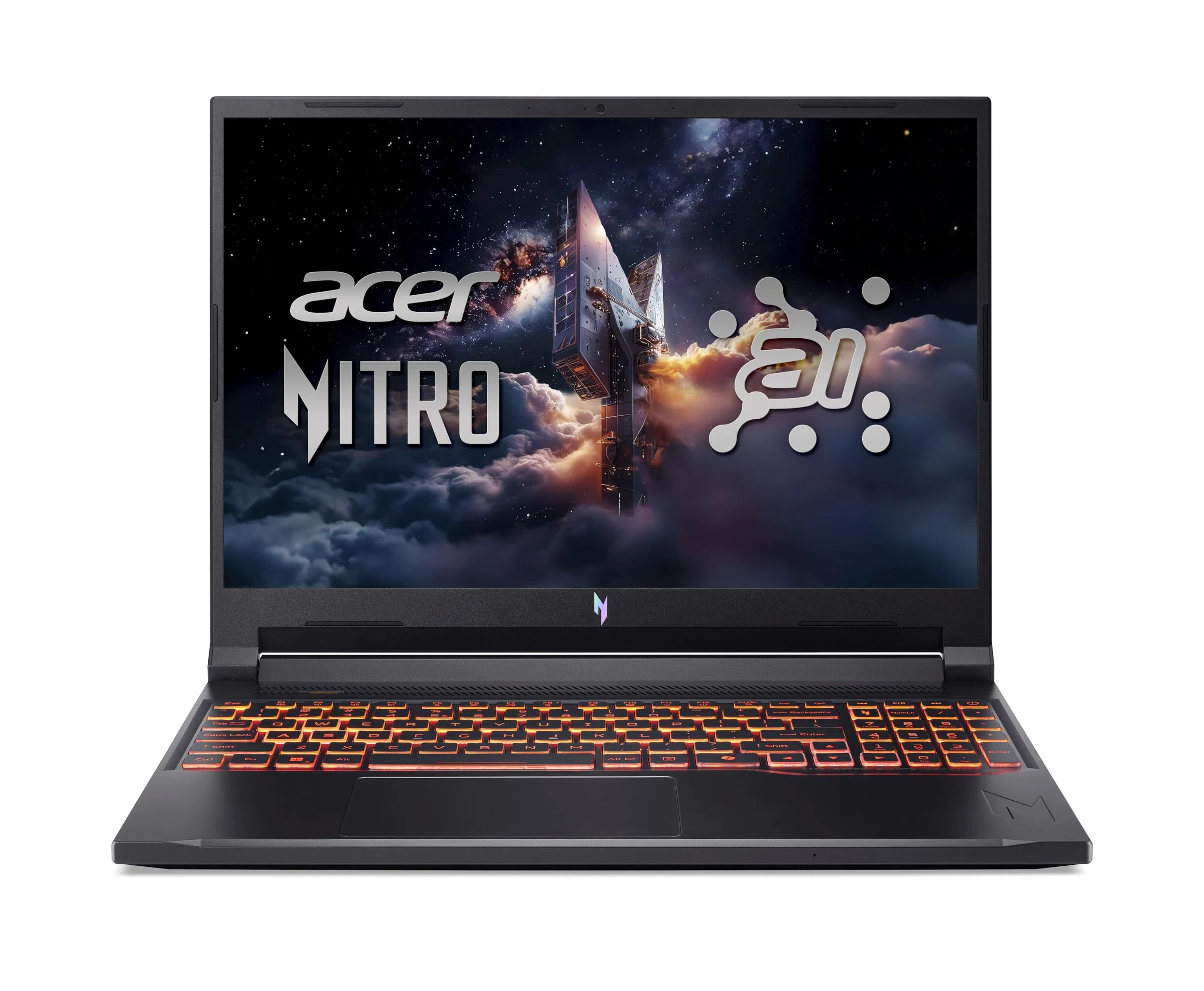 acer Nitro V 16 AI (ANV16-42-R96W) Gaming Laptop da 16", WUXGA IPS 180Hz, AMD Ryzen 7 260, RAM 16 GB, SSD da 1 TB, NVIDIA GeForce RTX 5070, Windows 11, QWERTZ, tastiera nera