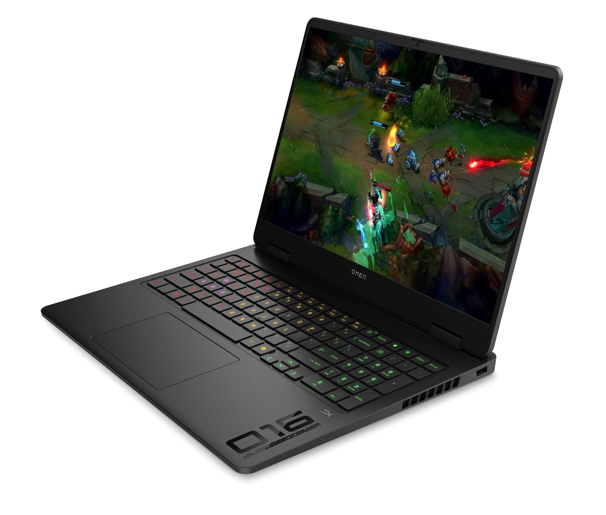 HP OMEN 16", Intel Core Ultra 7, 32GB, 1TB SSD, 2K 240 Hz, NVIDIA RTX 5060 | FreeDOS, Notebook HP 16-am0011sl, Per Gamer, Cretaor e Streamer, 500 Nits, Tastiera Italiana, RGB, Portatile, QWERTY, Nero