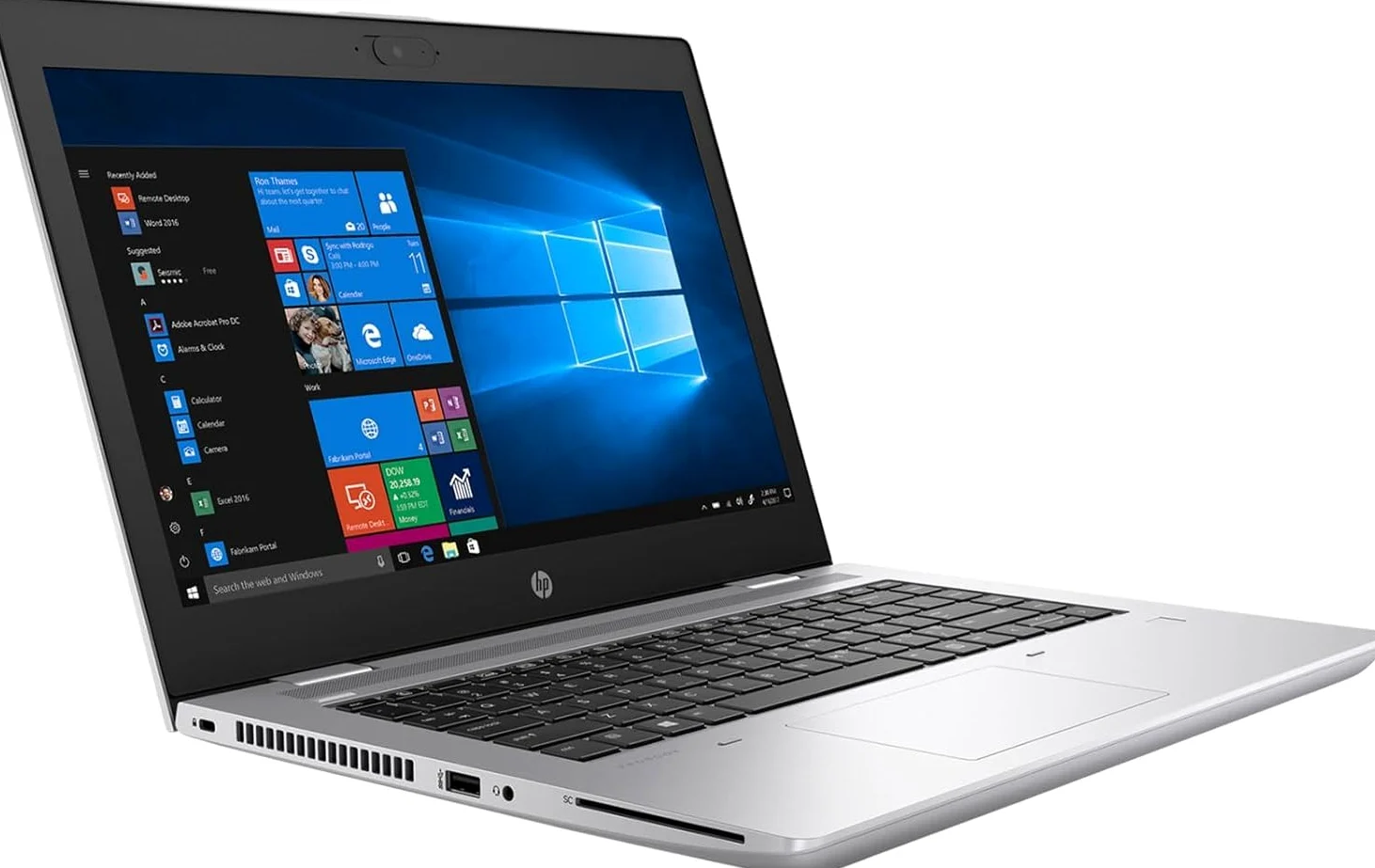 HP ProBook Laptop Computer Business, Pc Portatile Notebook Intel i7 8th, Ram 16 Gb, SSD 512 Gb, Display FHD da 14", WiFi, Windows 11 Pro + Libre Office (Ricondizionato)