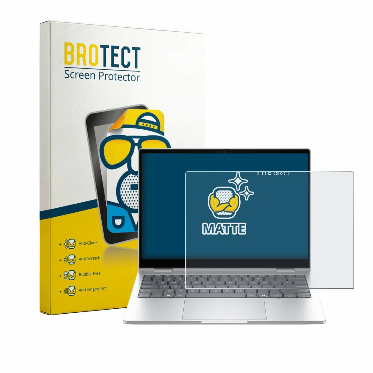brotect Pellicola Protettiva Opaca per HP EliteBook 8 Flip G2i 13" Pellicola Protettiva Anti-Riflesso (2 Pezzi)