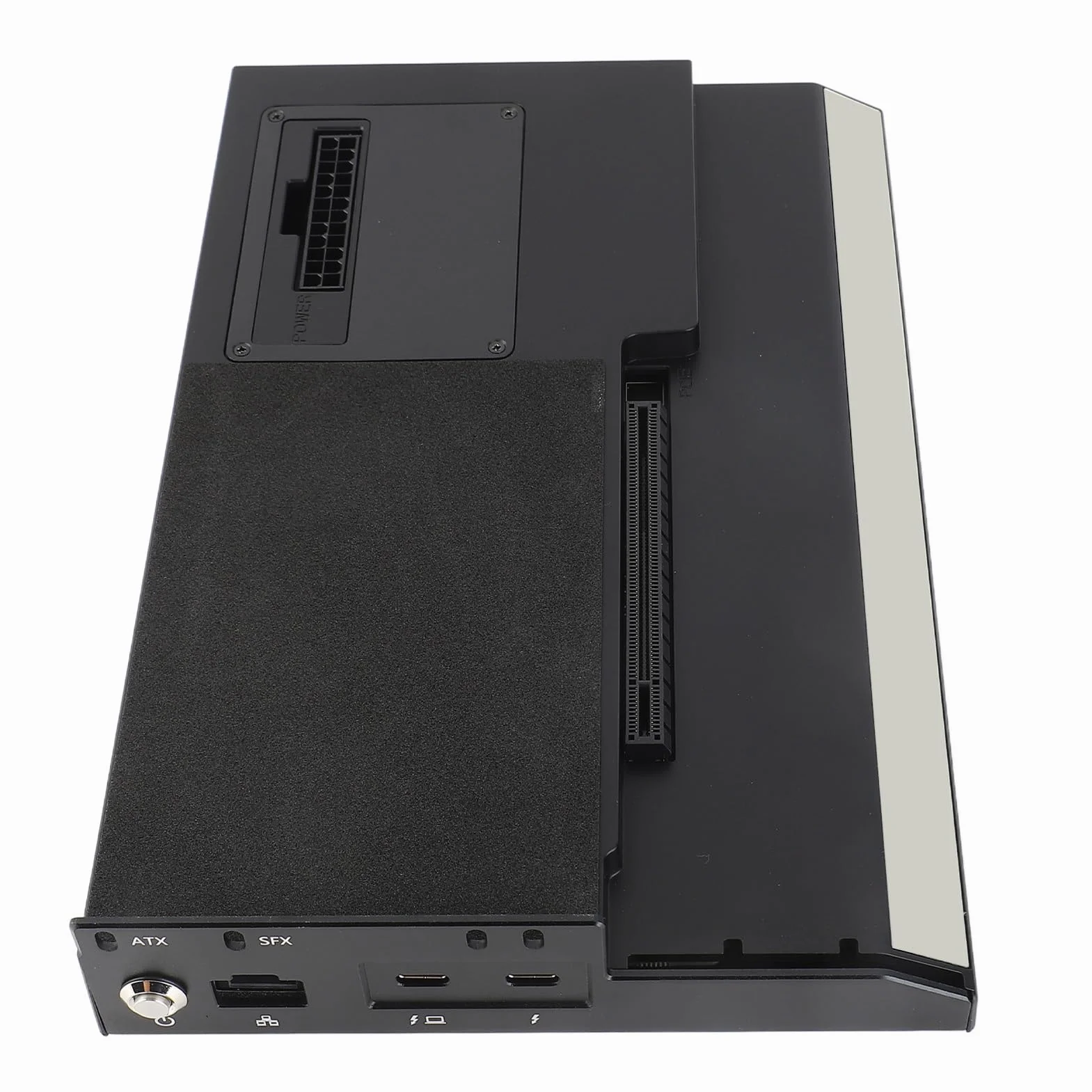 aqxreight Dock USB4 per GPU Esterno con Slot M.2 NVMe | 40Gbps Compatible, RJ45 Gigabit Ethernet, 60W PD Charging, Aluminum Alloy Enclosure for Laptop and NUC