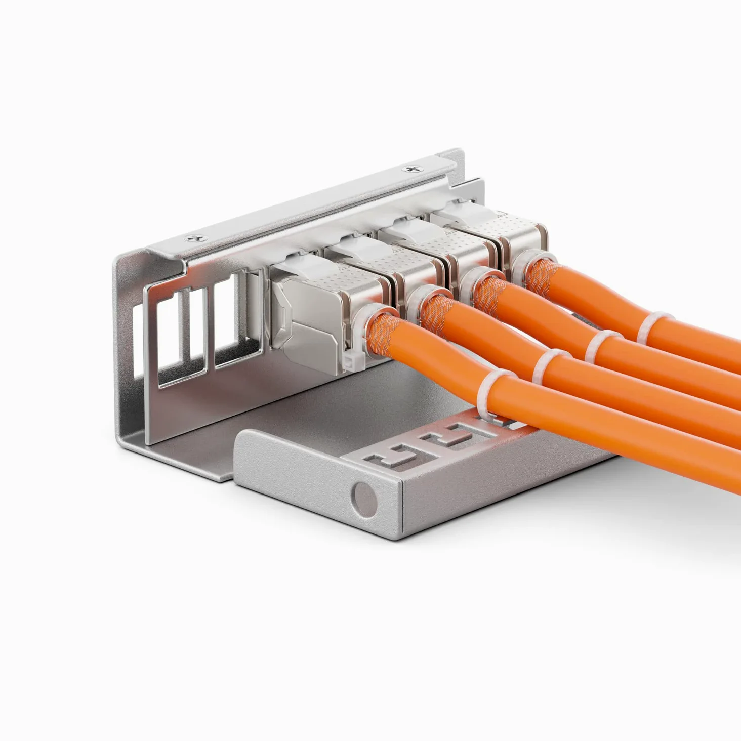 deleyCON Patch Panel 6 Porte Set Sezionatore 1RU + 6 Moduli Keystone Jack RJ45 STP CAT6a Compatibile con Cavo di Installazione CAT5 CAT6 CAT6a CAT7 Cavo di Rete Ethernet LAN DSL - Grigio