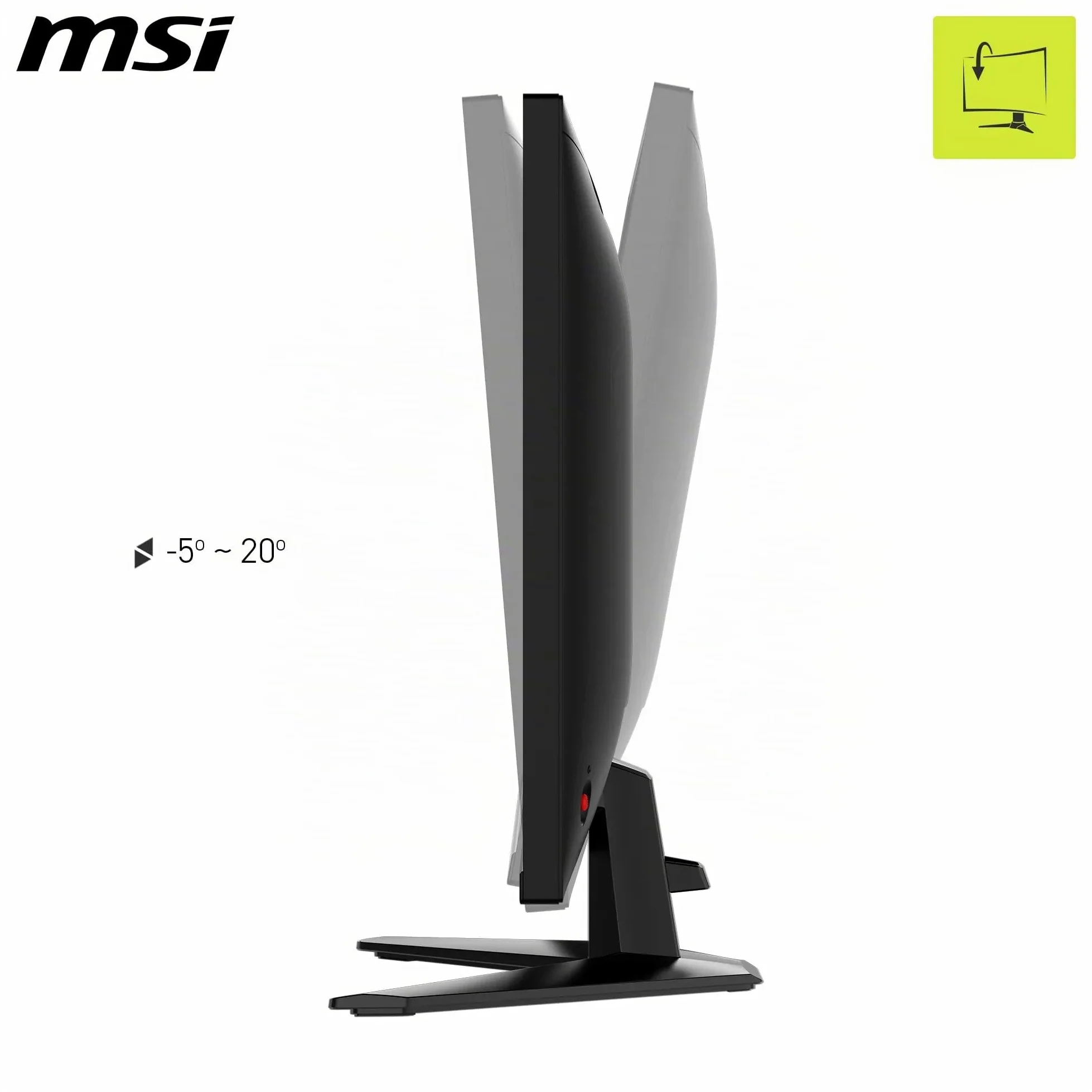 msi MAG 325QFA E18V Monitor Gaming 32" WQHD, 2560x1440 Rapid VA, 180 Hz, 0,5 ms (GtG), HDR Ready, Eye Care, HDMI 2.0b, DP 1.4a, Design Frameless, Inclinabile, VESA Mount