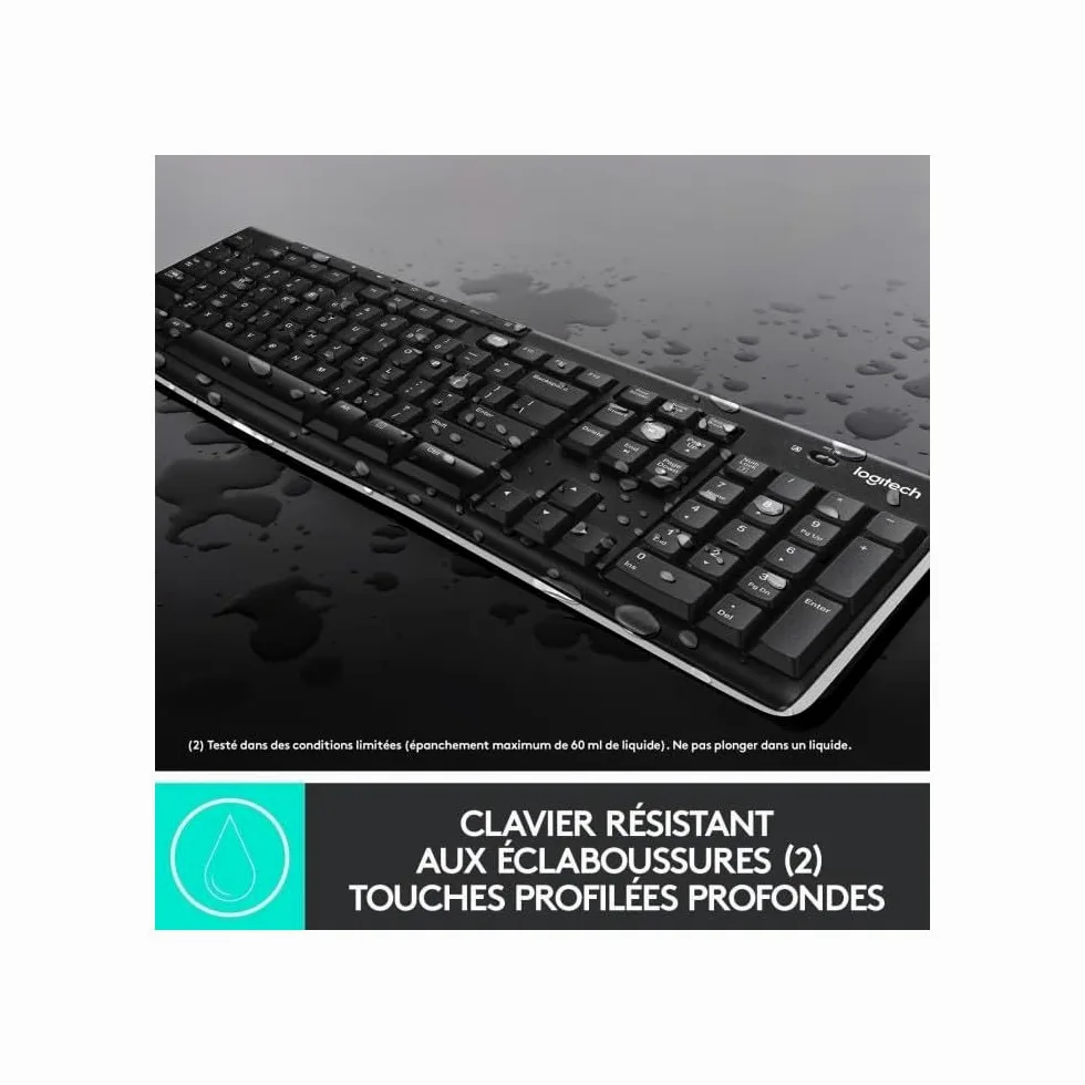 Logitech MK270 tastiera e mouse wireless COMBO - FRA AZERTY