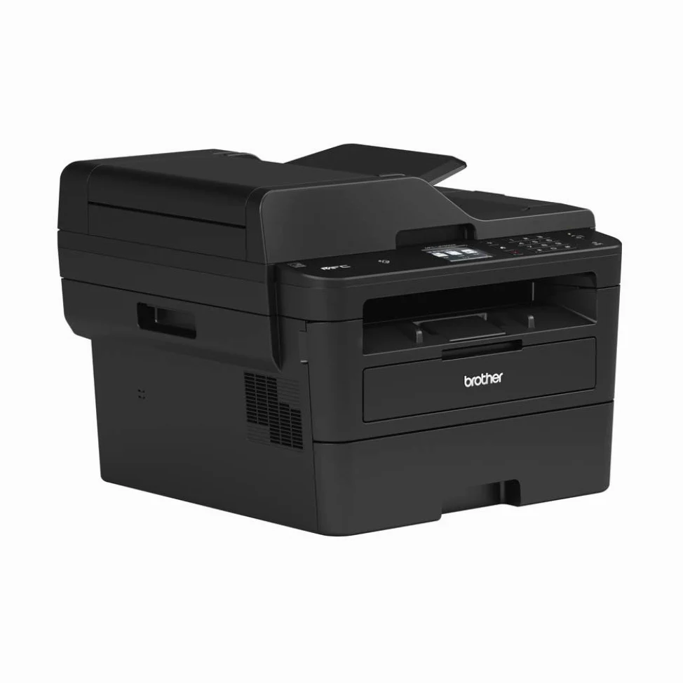 Brother MFC-L2750DW Stampante Multifunzione Laser 4 in 1 Bianco e Nero, Velocità di Stampa 34 ppm, Scheda di Rete Cablata, Wi-Fi, NFC, Fronte-Retro Automatico, ADF da 50 Fogli, Display Touchscreen