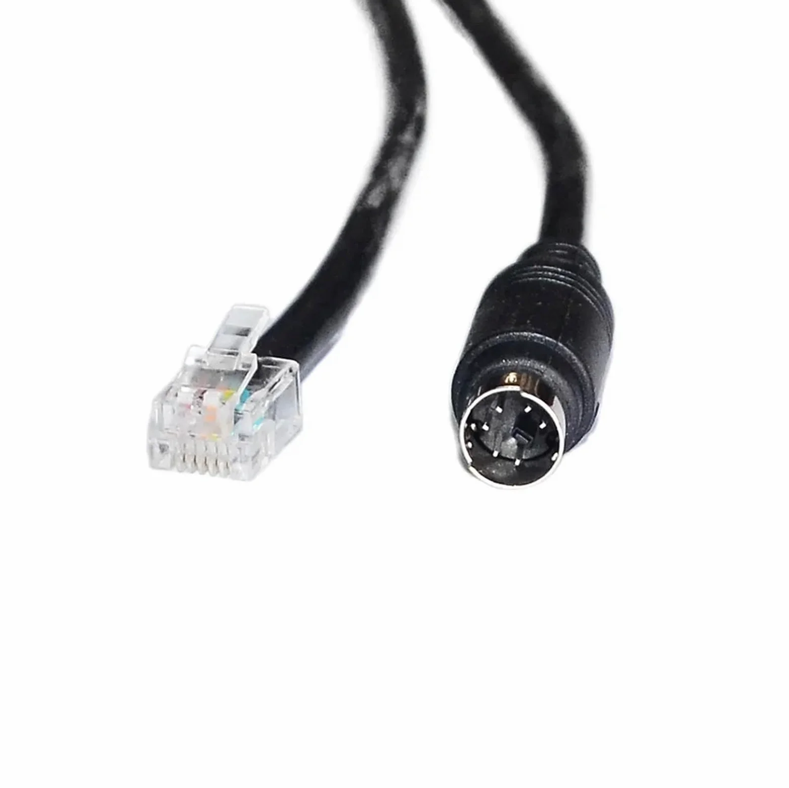 Cavo CONNETTORE Mini DIN 6PIN A RJ12 6P6C da 2 M for Pedali/Cambi FANA A Ruote FANA Cavo PS/2 A RJ12 6PIN(1m)