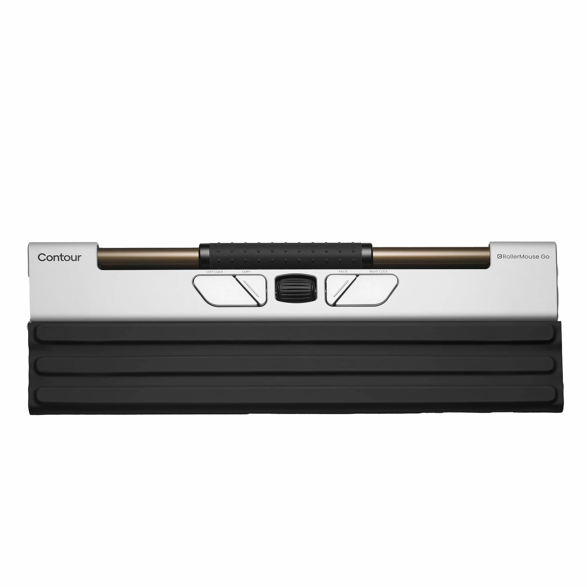 Contour RollerMouse Go - Mouse ergonomico centrato per il sollievo del tunnel carpale, mouse da viaggio compatto con Bluetooth e USB, design ambidestro a 5 pulsanti, compatibile con Mac e PC