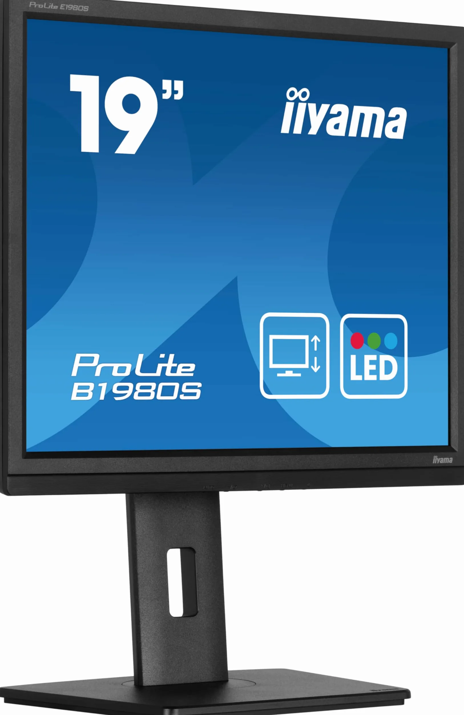 iiyama B1980S-B1 19" TN, 1280x1024, HDMI, DP, Altoparlanti, Supporto regolabile in altezza