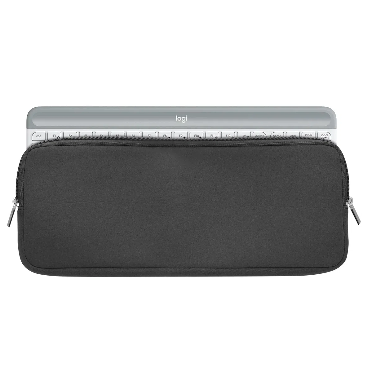 kwmobile Custodia Tastiera Wireless Compatibile con Logitech MK470 - Porta Tastiera PC Portatile - Copri Tastiera Computer grigio