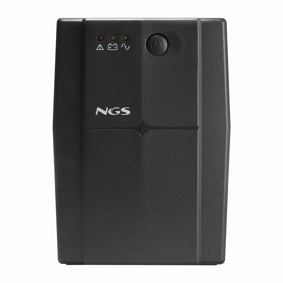 NGS FORTRESS900V3 - Gruppo di continuità UPS, Off Line UPS 600 VA, Tensione a Uscita Stabile di 360W per 2 Prese Schuko