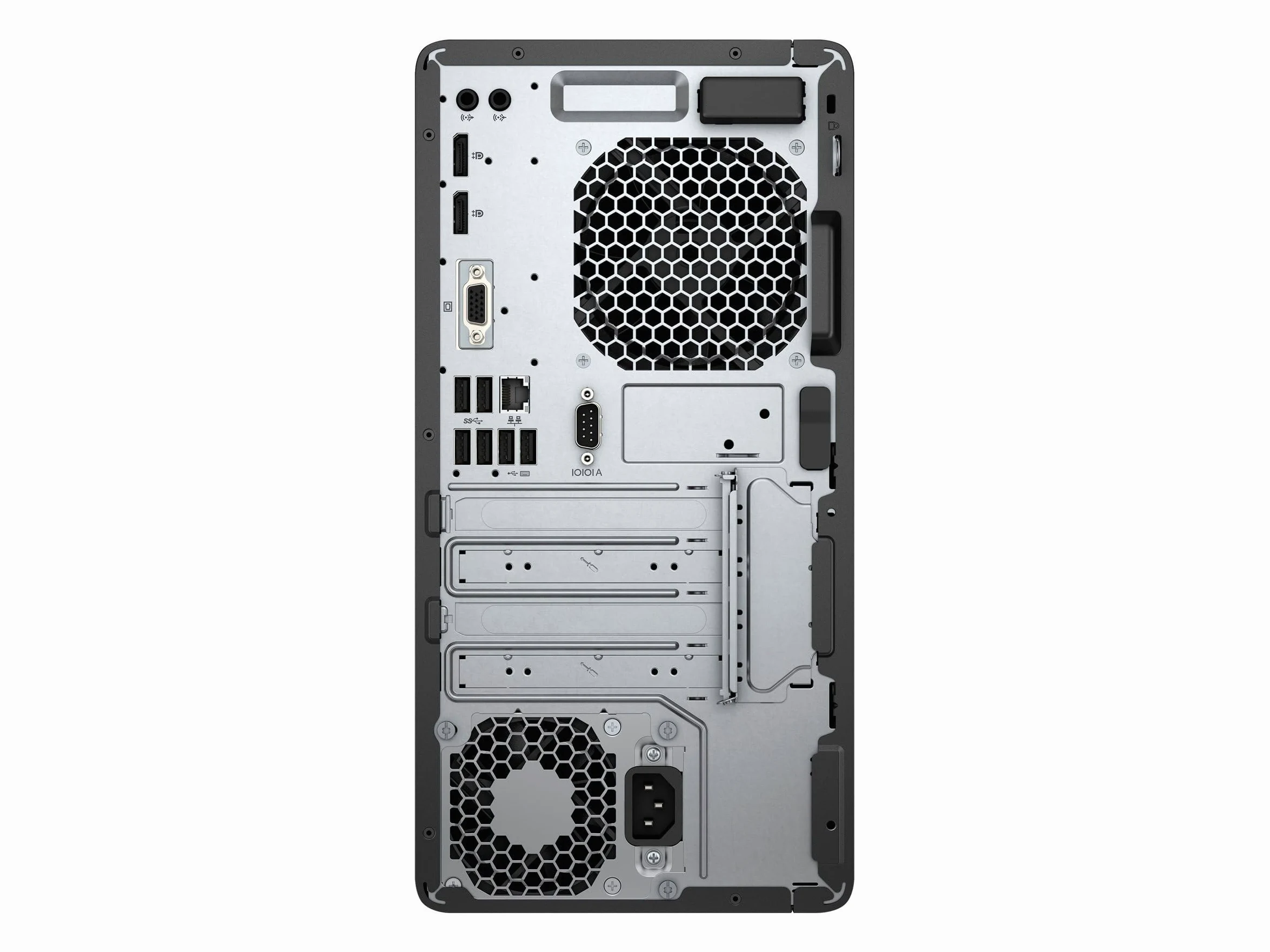 HP EliteDesk 705 G4 Mini Tower Desktop Computer, AMD Ryzen 5 2400G, 8GB RAM, 256GB SSD, WiFi, Bluetooth, Tastiera US QWERTY, Windows 11 Pro (Ricondizionato)