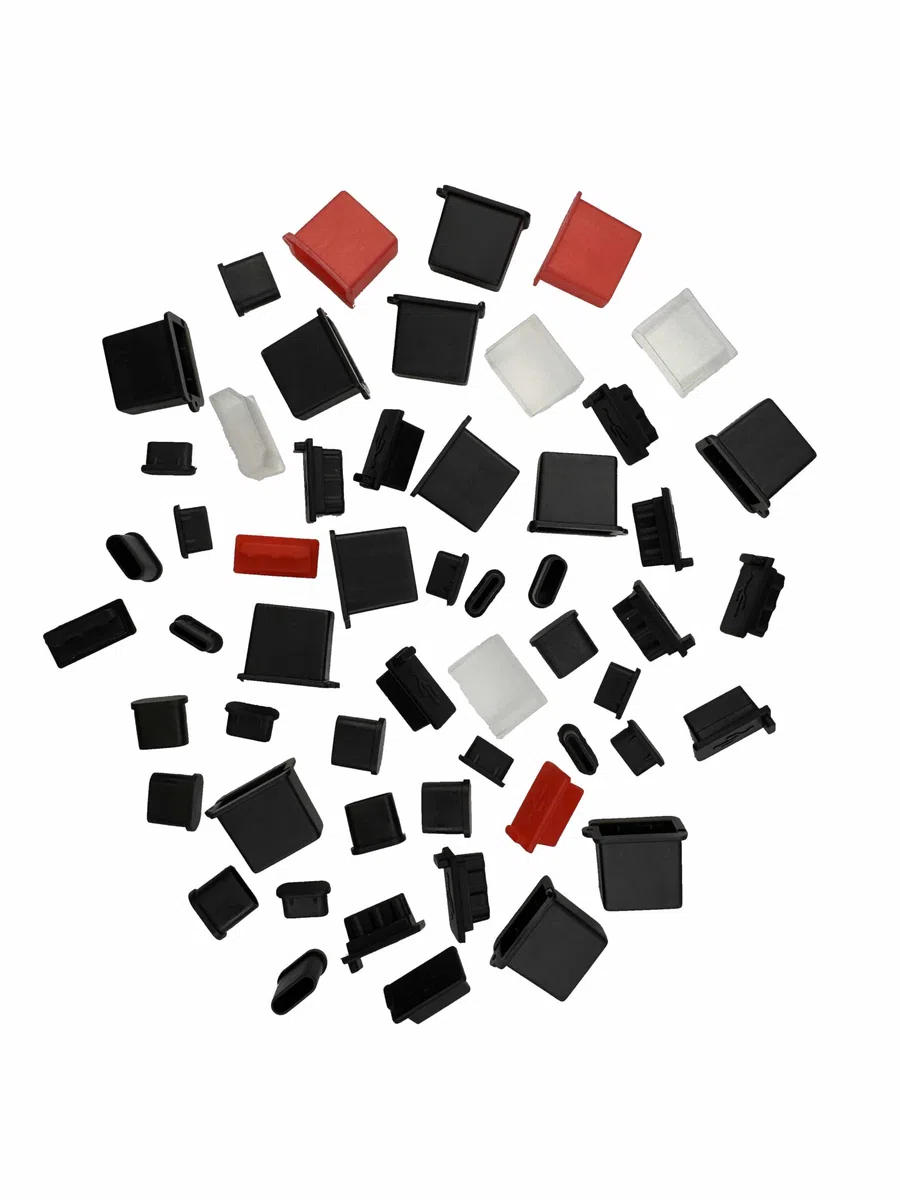 56 x cover antipolvere per USB C, USB A, connettori HDMI, tappo antipolvere antipolvere per smartphone, tablet, PC, hard disk, laptop e cavi, spina antipolvere di tipo C Port Dust Caps