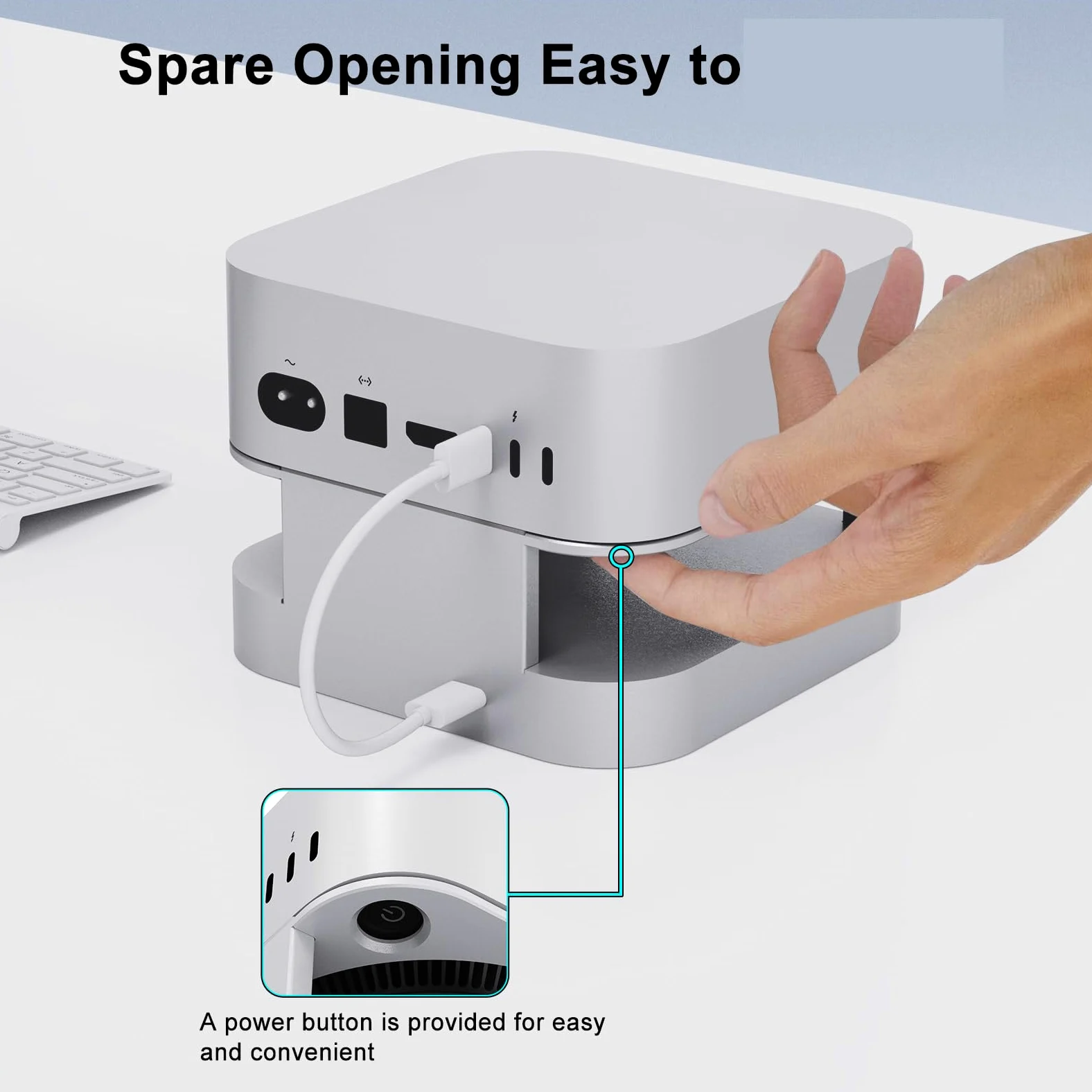 Docking station per dissipazione del calore e hub USB3.0 per la presenza di 4 adattatori per porte ad alta velocità
