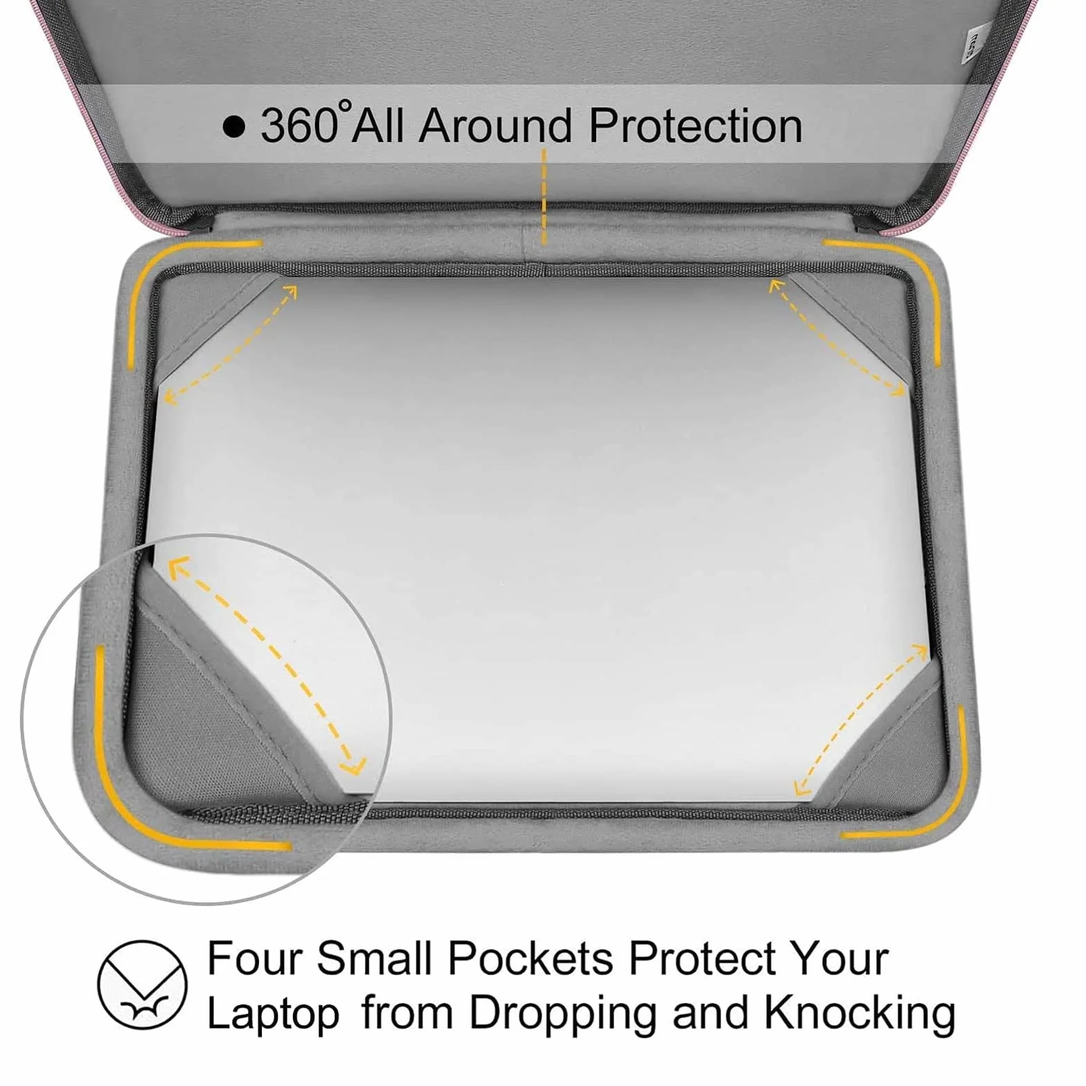 MOSISO Cover Compatibile con MacBook Air 15 Custodia M5 M4 M3 M2 2026-2023 A3448 A3241 A3114 A2941, Cover per Macbook Air 15 Pollici&Sleeve Borsa&Copritastiera&Pellicola&Copri Webcam, Rosa Baby