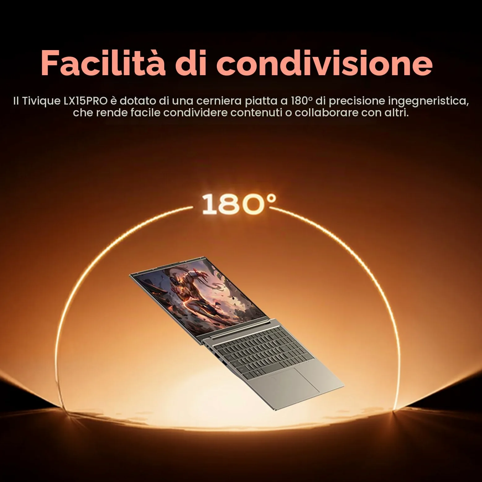 15.6" PC Portatile Ryzen 5 7430U Fino a 4.3 GHz, Computer Portatile 16GB RAM DDR4 512GB SSD Espansione 2TB, Laptop FHD 1920x1080, WiFi 6.0, BT5.2, HDMI, USB3.2, Type C, Notebook Ufficio Studia