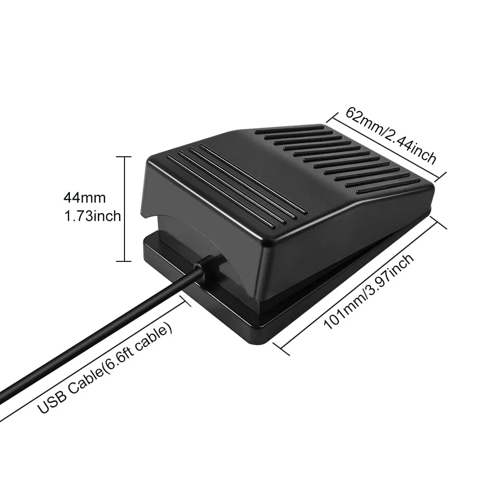 USB Industriale Pedale a Interruttore Momentaneo Antiscivolo con Combinazione di Tasti Personalizzata
