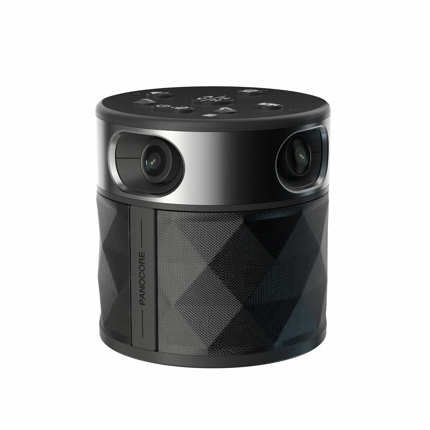 360 telecamera per conferenza all-in-one - 360° telecamera conferenza per PC e Mac, con altoparlante e microfono, riconoscimento automatico degli altoparlanti, registrazione 1080p e
