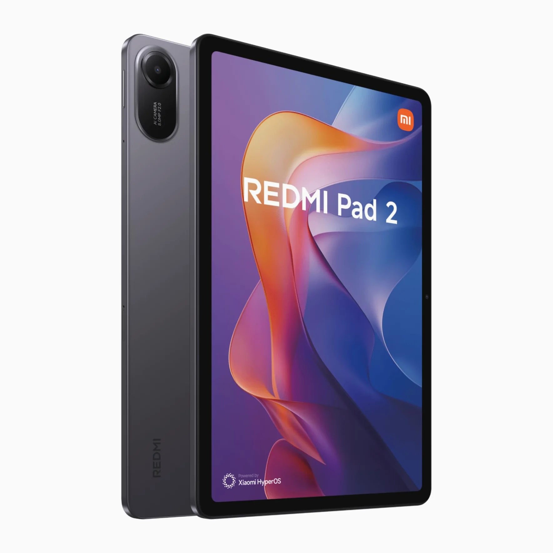 Xiaomi Redmi Pad 2 Tablet 11" 4GB RAM 128GB WiFi HyperOS Grigio Grafite con Custodia