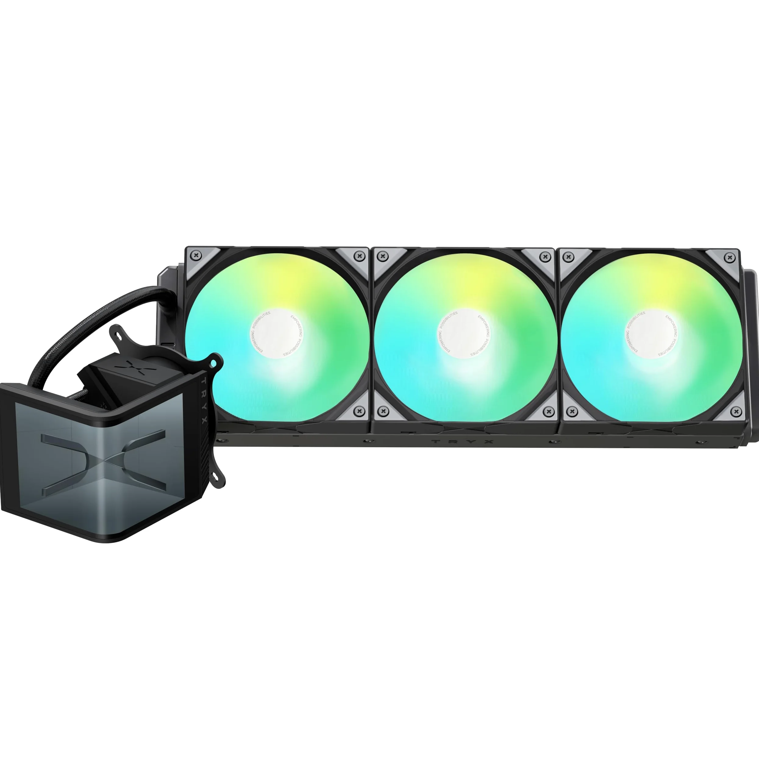 TRYX PANORAMA SE ARGB 360 Raffreddamento a liquido completo, display 3D AMOLED - 360mm, nero