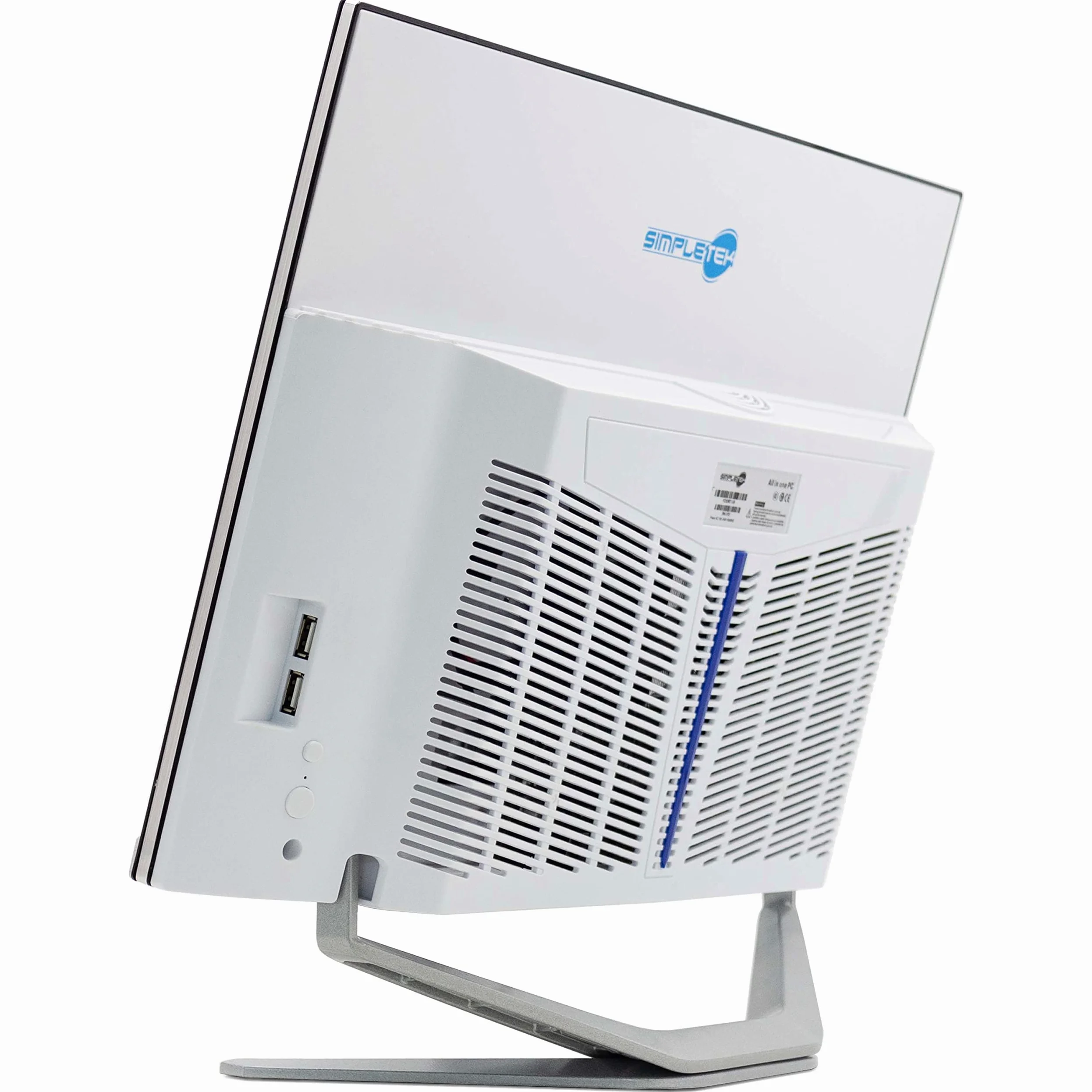 SIMPLETEK - PC All in One con Schermo Curvo 24" Core i7 | Scheda Video AMD Radeon RX550 da 4GB | Windows 11 | 16GB RAM SSD 960GB | Ideale per Editing Video, Gaming, Lavoro