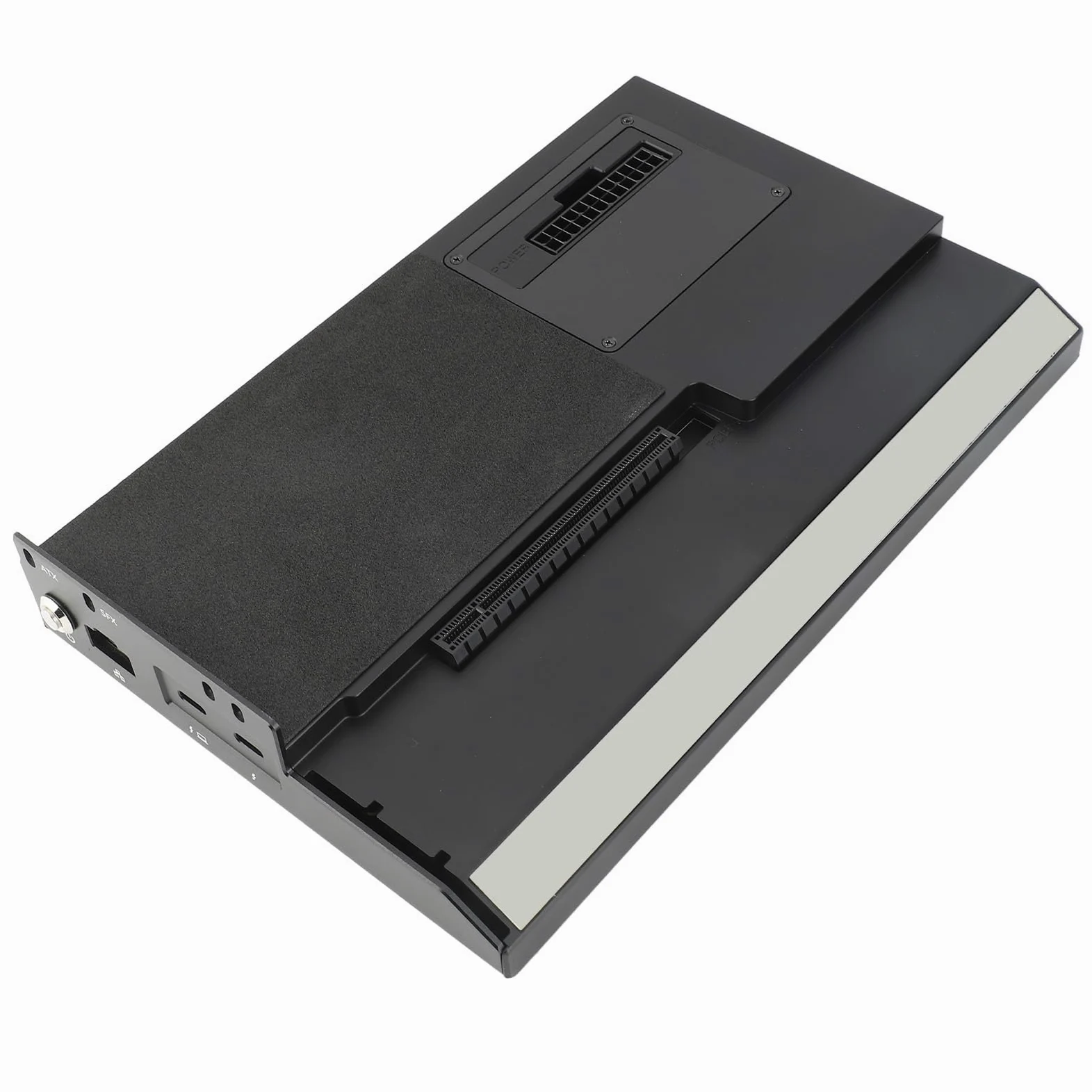 aqxreight Dock USB4 per GPU Esterno con Slot M.2 NVMe | 40Gbps Compatible, RJ45 Gigabit Ethernet, 60W PD Charging, Aluminum Alloy Enclosure for Laptop and NUC