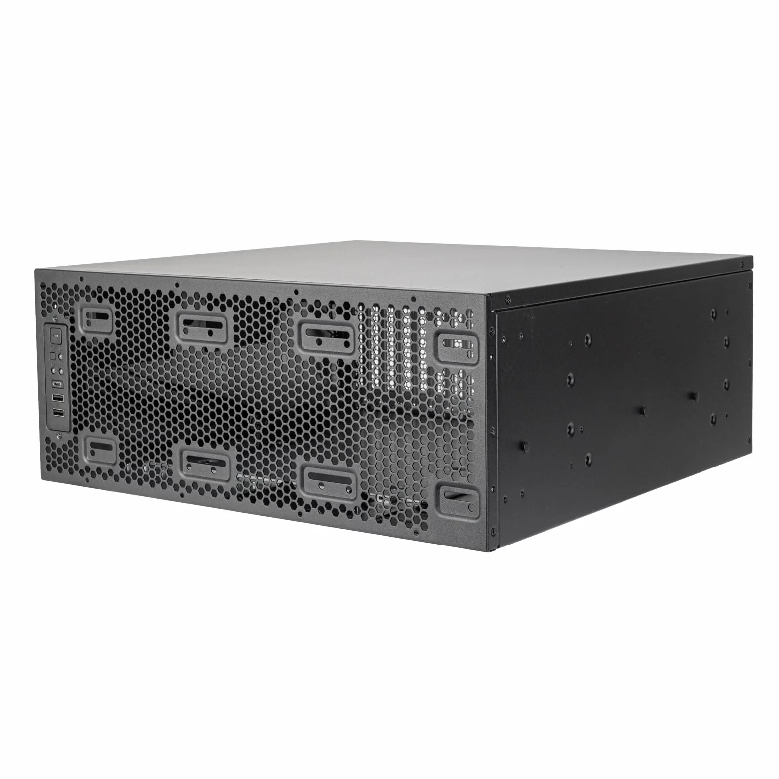 SilverStone RM4A Server-Geh?use, 4HE Rackmount, SSI-EEB, Mesh - dunkelgrau (SST-RM4A)
