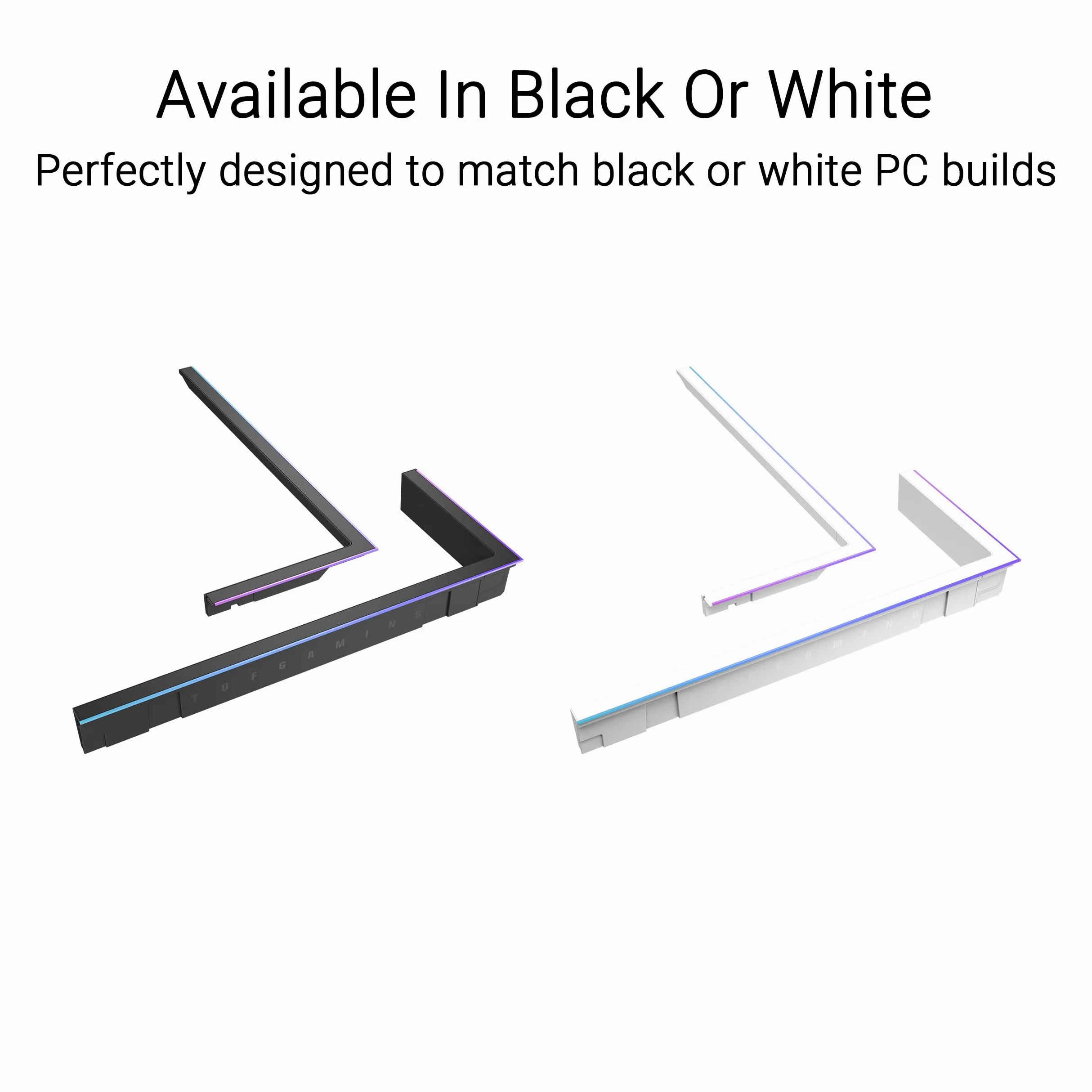 ASUS TUF GAMING GT502 HORIZON ARGB LIGHTING KIT BLACK, Kit di Illuminazione ARGB Compatibile con GT502 Horizon, Semplice Installazione, Fino a 20000 Ore di Durata, Compatibile con Aura Sync, Nero