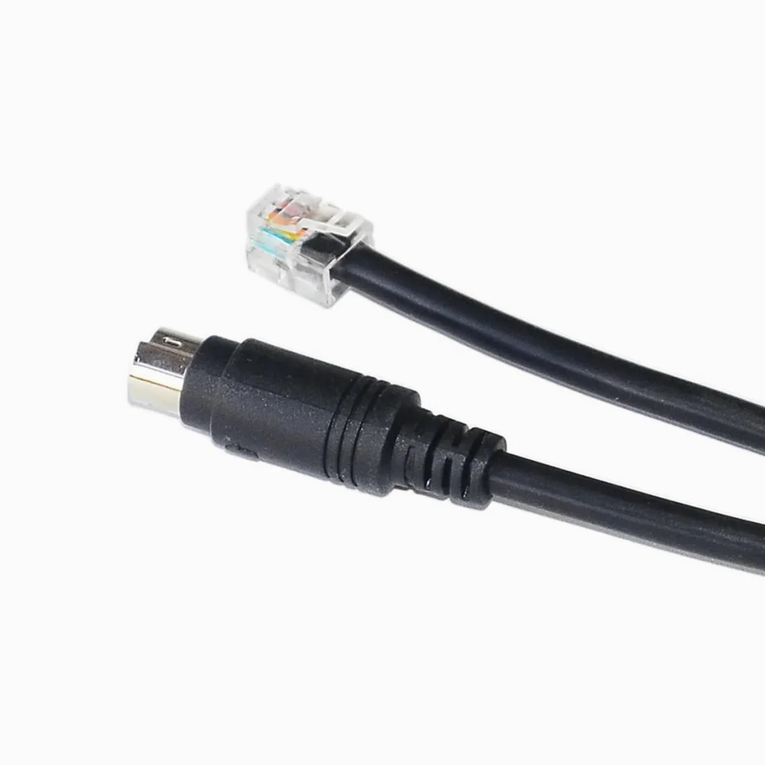 Cavo CONNETTORE Mini DIN 6PIN A RJ12 6P6C da 2 M for Pedali/Cambi FANA A Ruote FANA Cavo PS/2 A RJ12 6PIN(1m)