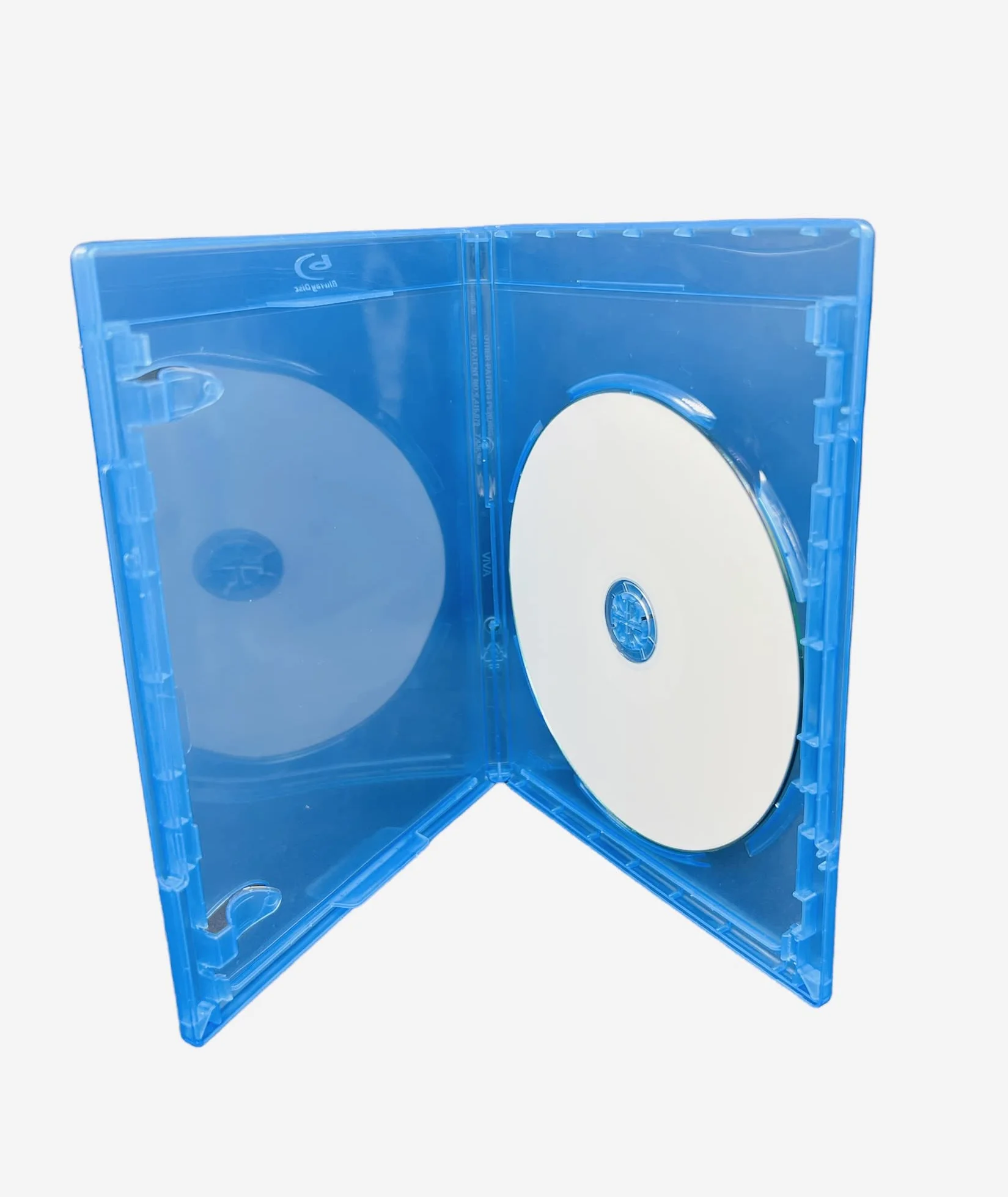5 custodie singole per Blu-ray Viva Elite, custodia per dischi Blu-ray da 11 mm con custodia trasparente per opere d'arte, plastica resistente in polipropilene, hub sicuro a pulsante, custodia di