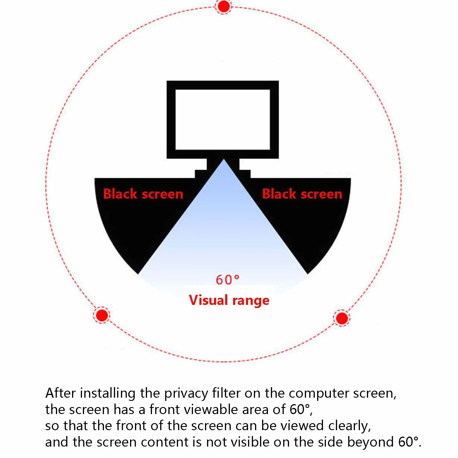Filtro Privacy per 12,5"-28"Monitor/laptop/notebook,Privacy Screen Protector,Pellicola Protettiva per Privacy,Filtro Anti Luce Blu Premium,Filtro Privacy Antiriflesso,Protezione Schermo,Privacy Filter