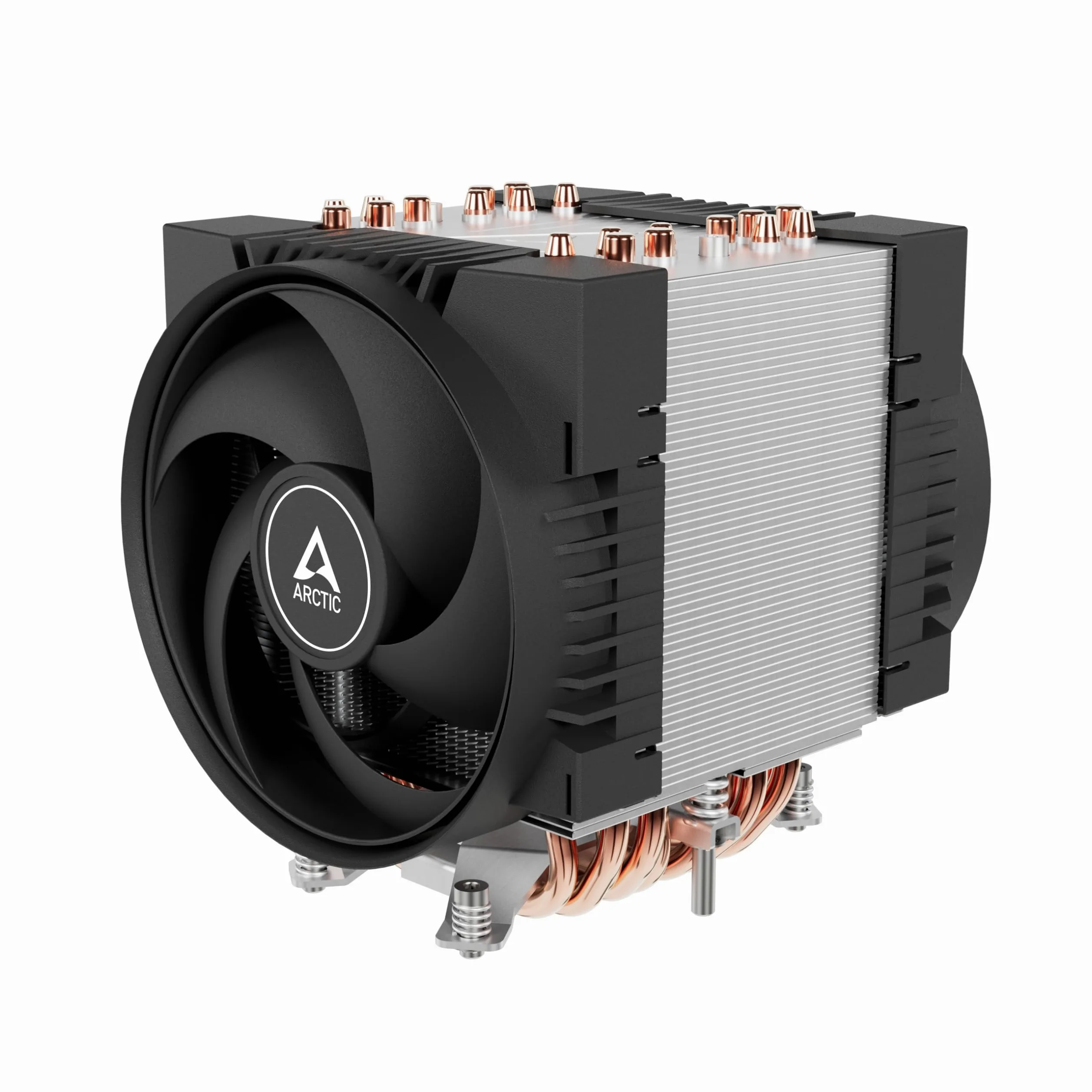 ARCTIC Freezer 4U-SP5 - Dissipatore di CPU per server per for AMD SP5, 4U & UP, AMD EPYC, 2 ventole da 120 mm, 300–3300 rpm, Connettore PWM a 4 pin, 10 heatpipes, LGA6096