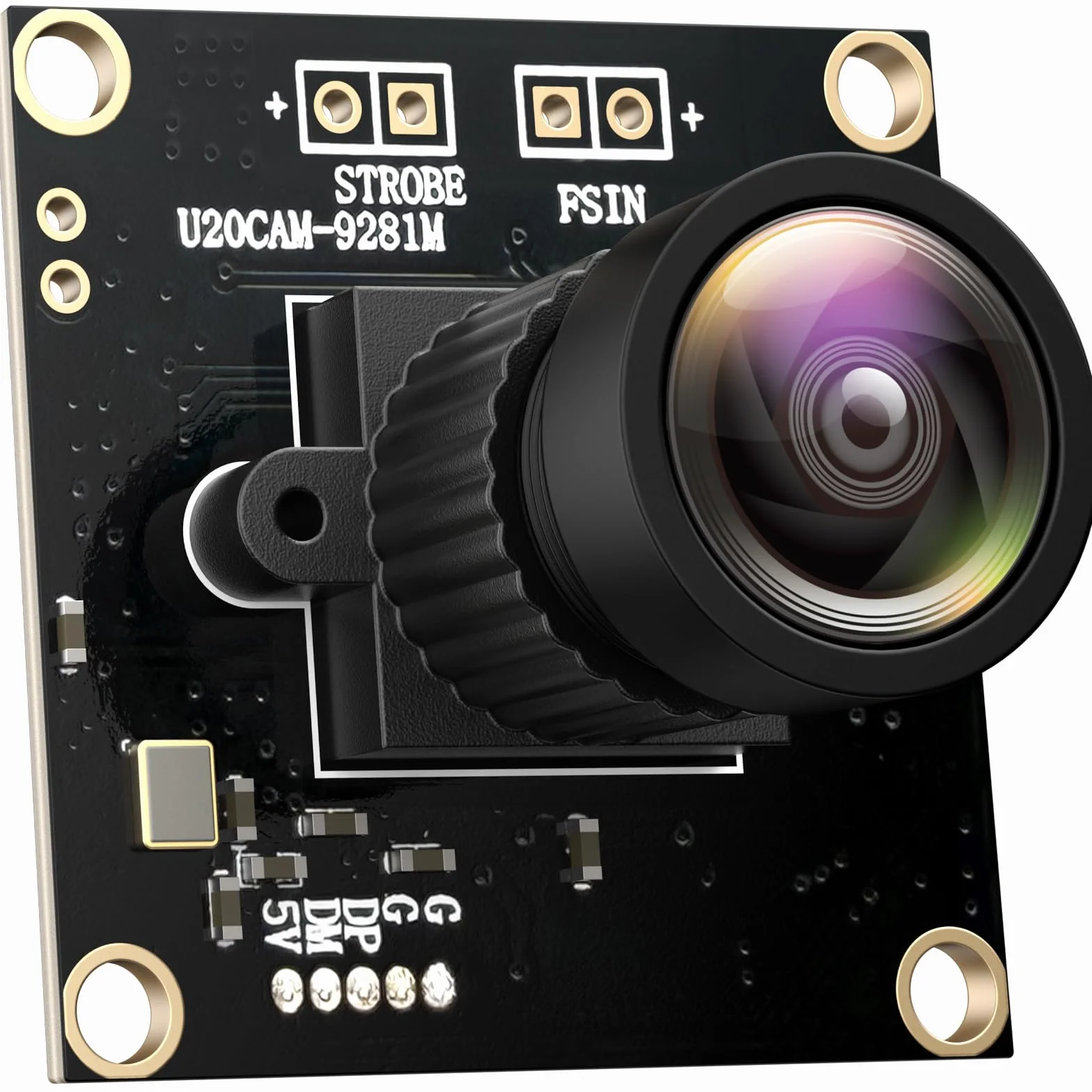 InnoMaker Modulo fotocamera UVC USB2.0 1M Global Shutter Mono Sensor OV9281 720p 120fps con driver UVC Trigger Strobe esterno per Raspberry Pi Jetson Nano computer Windows Linux Android Mac OS
